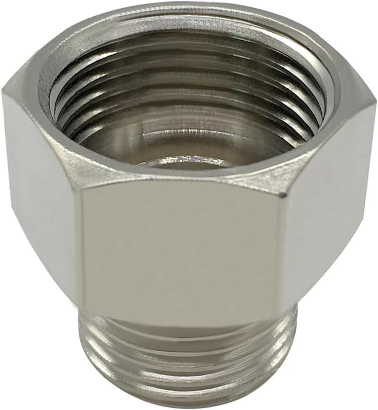 7/8 Female threaded (I.D:15/16) to 1/2 Male threaded (O.D:3/4) Toilet Bidet Hose Pipe Adapter Connector(Pls check your size!) - Image 4