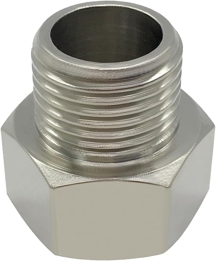 7/8 Female threaded (I.D:15/16) to 1/2 Male threaded (O.D:3/4) Toilet Bidet Hose Pipe Adapter Connector(Pls check your size!) - Image 5