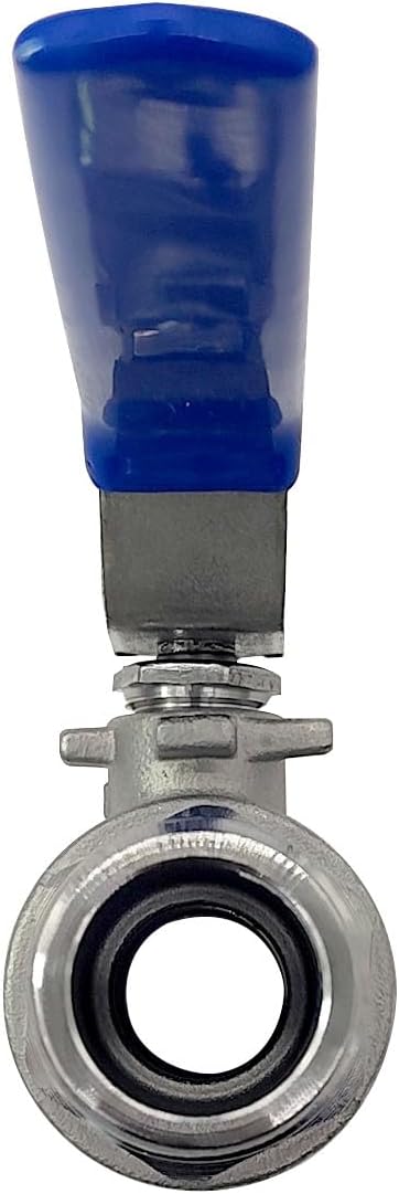 Stainless Steel Full Flow 3/4 Garden Hose Shut Off Valve GHT Thread Heavy Duty Connector - Image 4