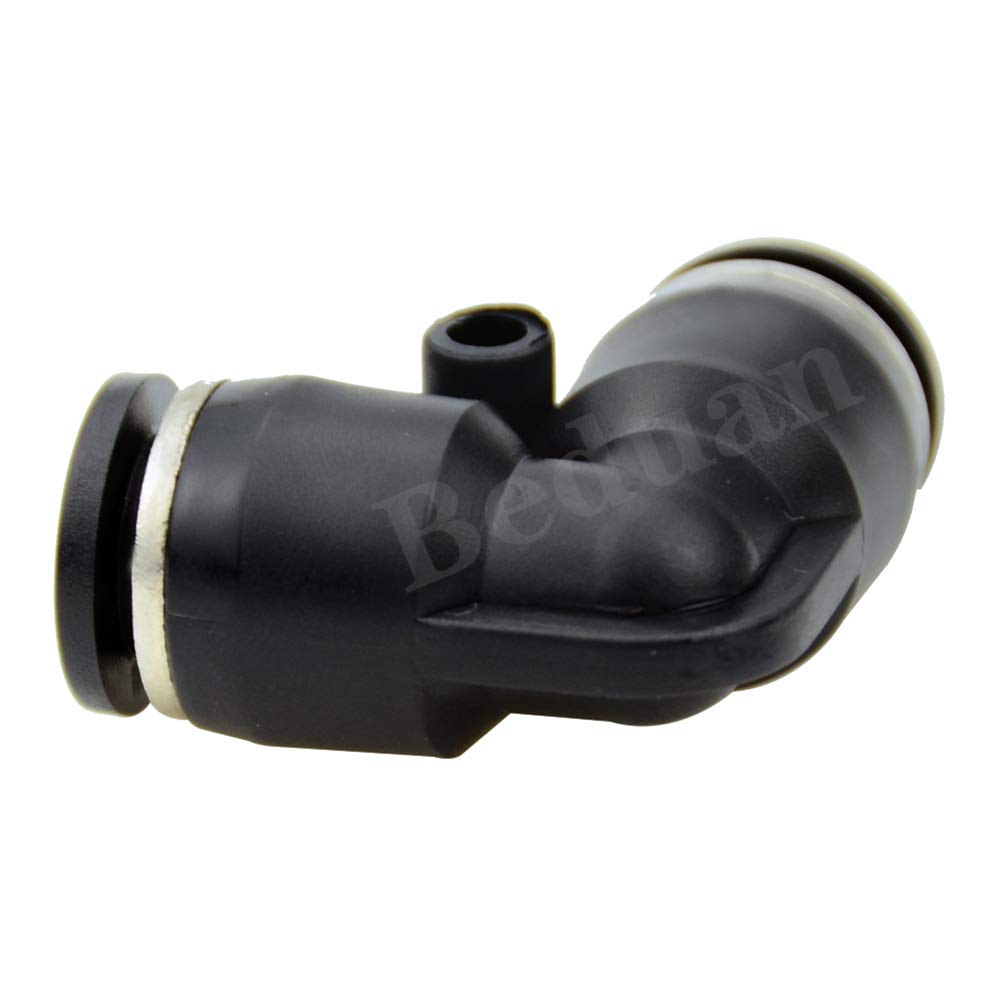 Push to Connect Fitting Elbow, 8mm x 8mm Tube OD Pneumatic 90° Degree Adapter Push in Fitting for Air Compressor （Pack of 10） - Image 3