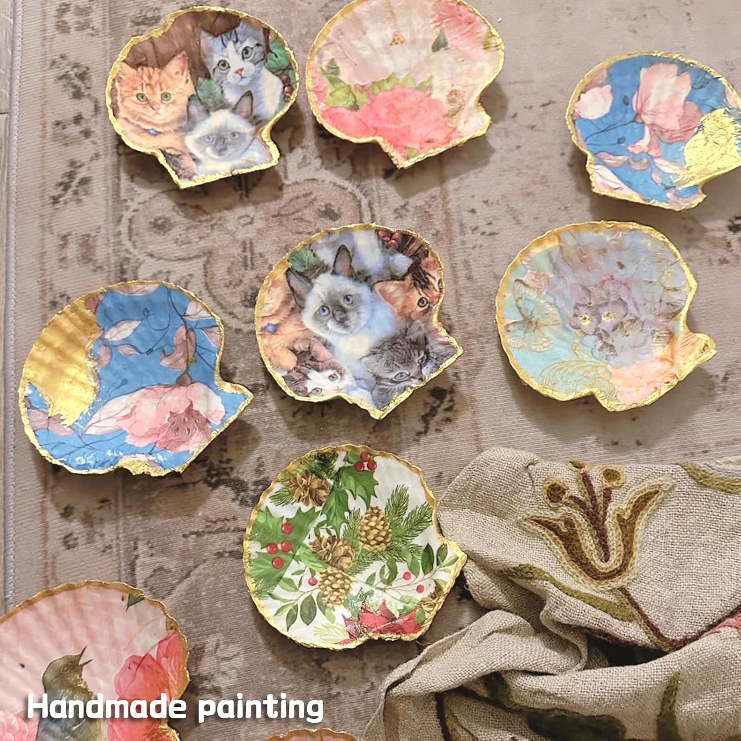 30Pcs Seashells for Crafts,Scallop Shells for Beach Decoration,2-3In Seashells for DIY Craft Painting，White Sea Shells for Beaching Wedding,Party,Home Decoration - Image 5