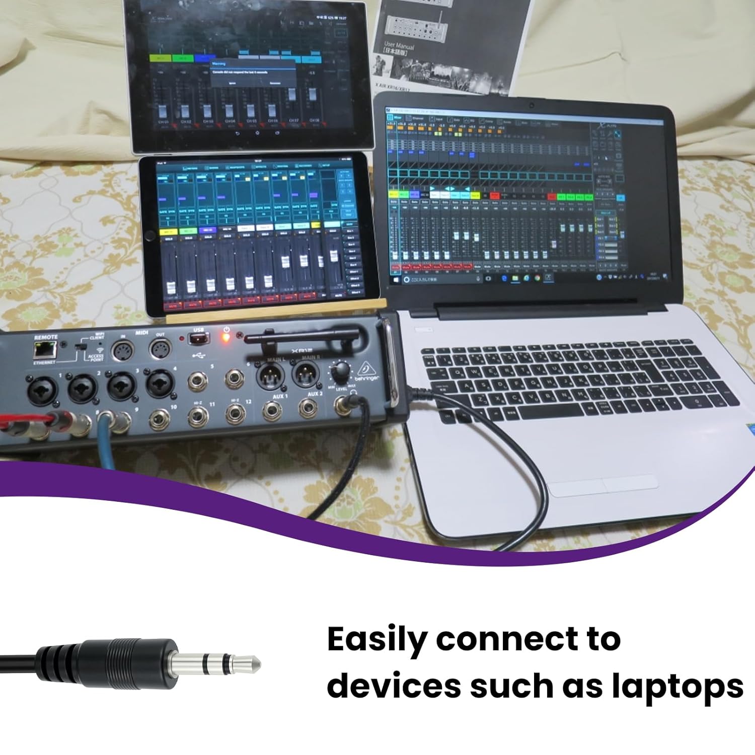 4Pcs Type-A MIDI to 3.5mm Adapter | Include 14