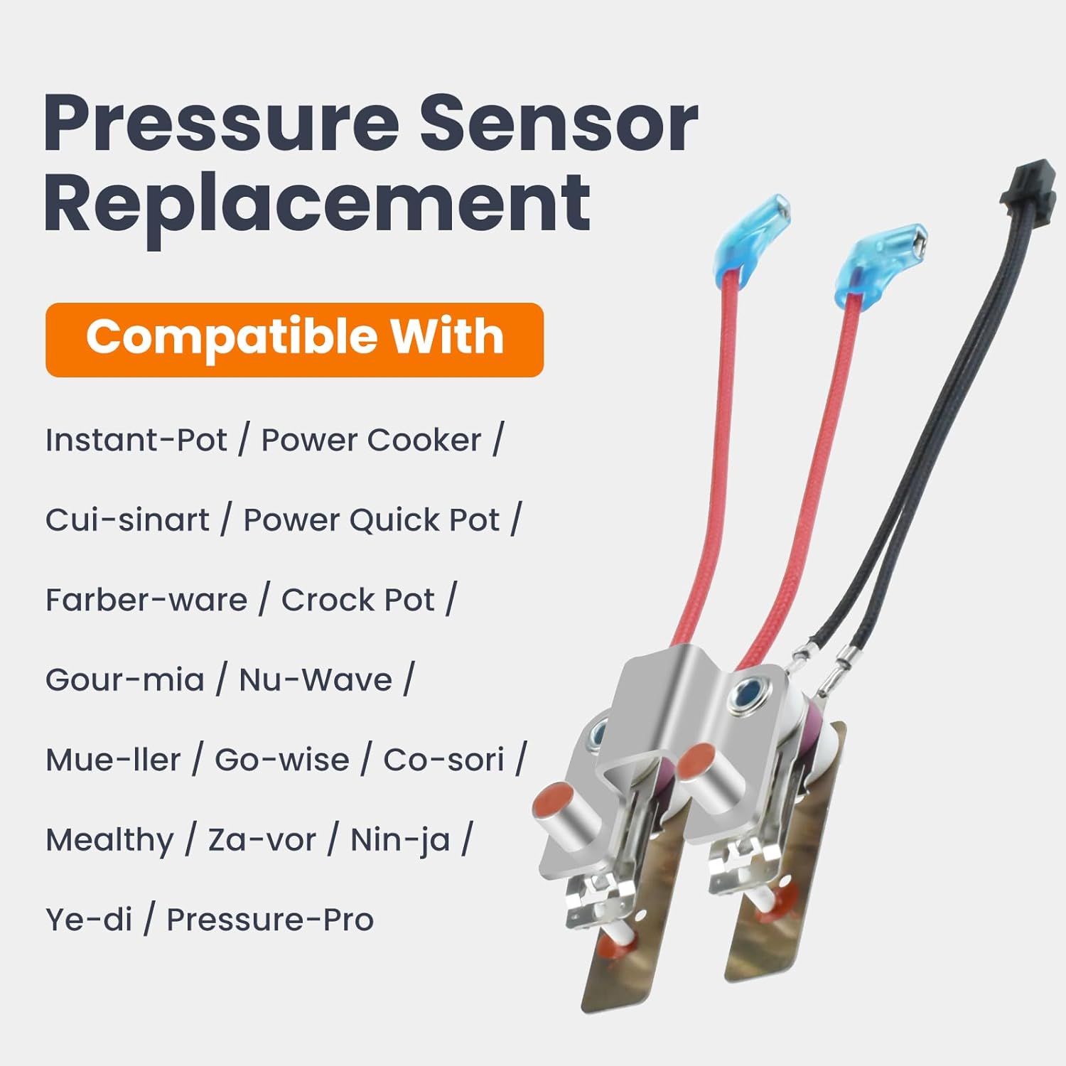 2 Pcs Pressure Sensor for in-stant Pot, Pressure Cooker Sensor or Switch Compatible with in-stant Cuisi-Nart Farber-Ware Gour-mia - Image 5