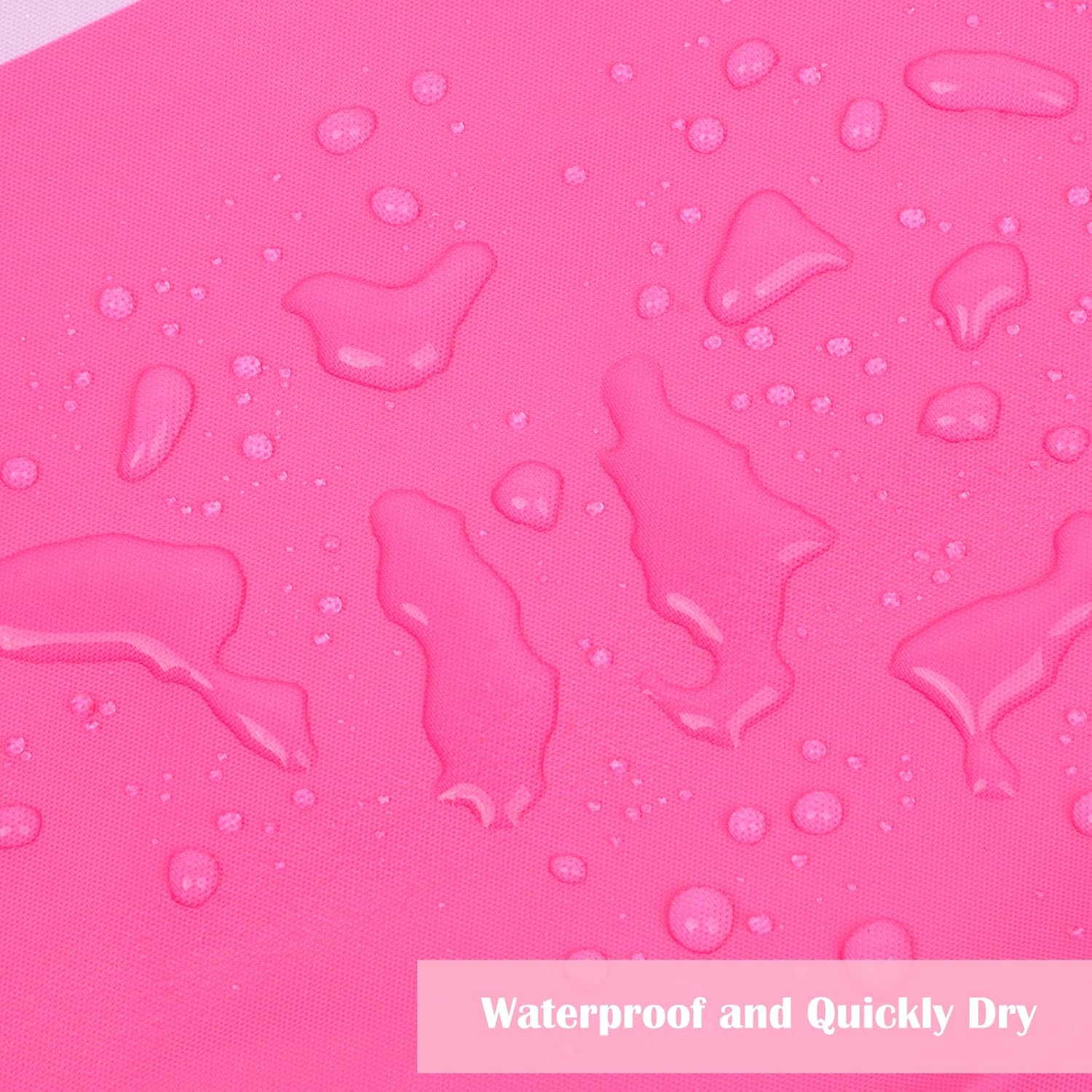 Pink Shower Curtain for Bathroom Cute Wavy Swirl 70S Abstract Retro Vintage Preppy Aesthetic Fabric Waterproof Bathroom Shower Curtains Set with Hooks 72x72 Inch - Image 5