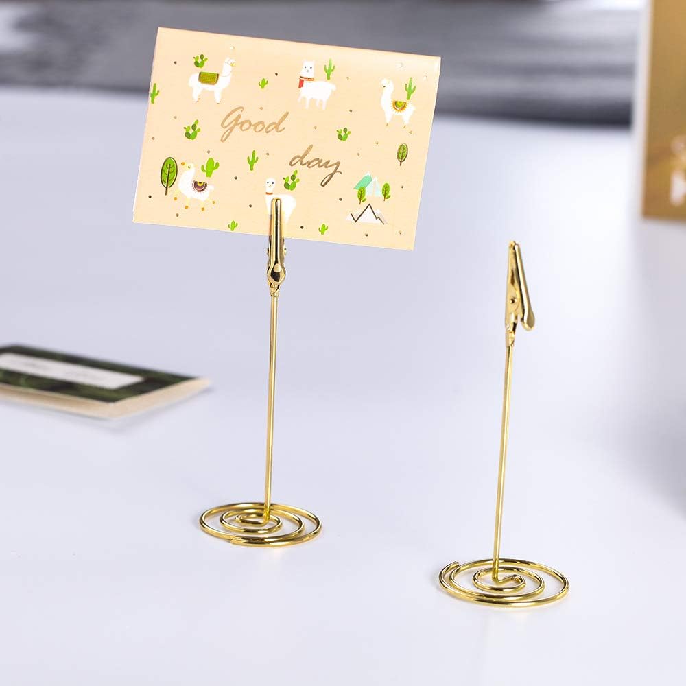 12pcs Place Card Holder Memo Holder Clip Photo Holder Table Number Holder - Image 4