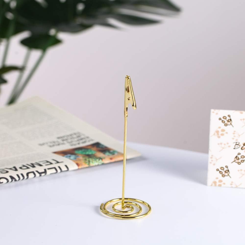 12pcs Place Card Holder Memo Holder Clip Photo Holder Table Number Holder - Image 5