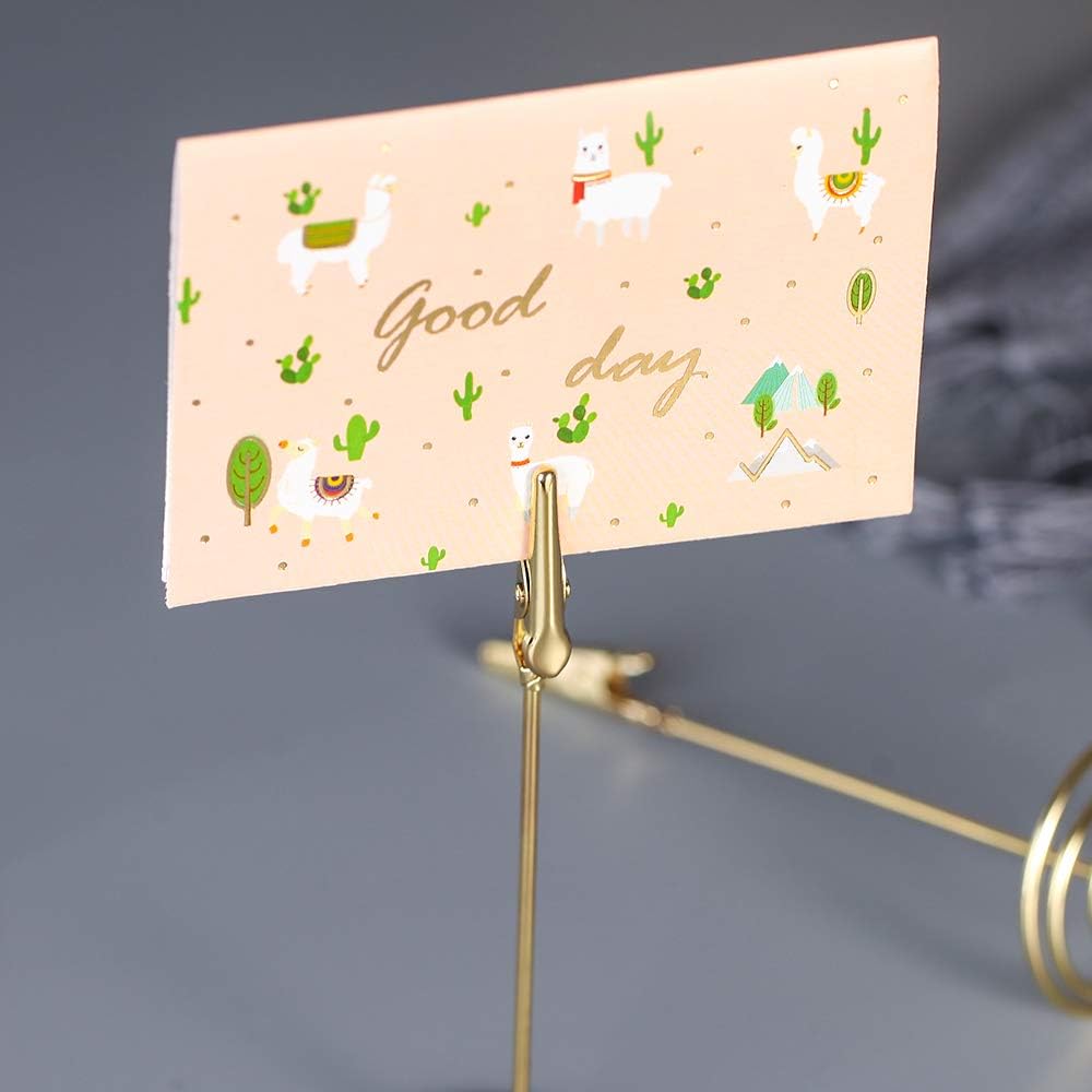 12pcs Place Card Holder Memo Holder Clip Photo Holder Table Number Holder - Image 6