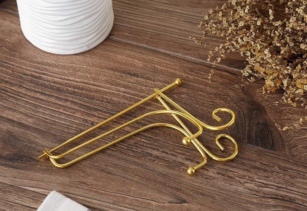 Plate Stands for Display 4 Inch - Decorative Plate Holder - Gold Metal Picture Stand for Table - Small Easels for Display Card, Photo, Mini Sign, and PSA Slab - Ideal for Party and Wedding - 2 Pack - Image 5