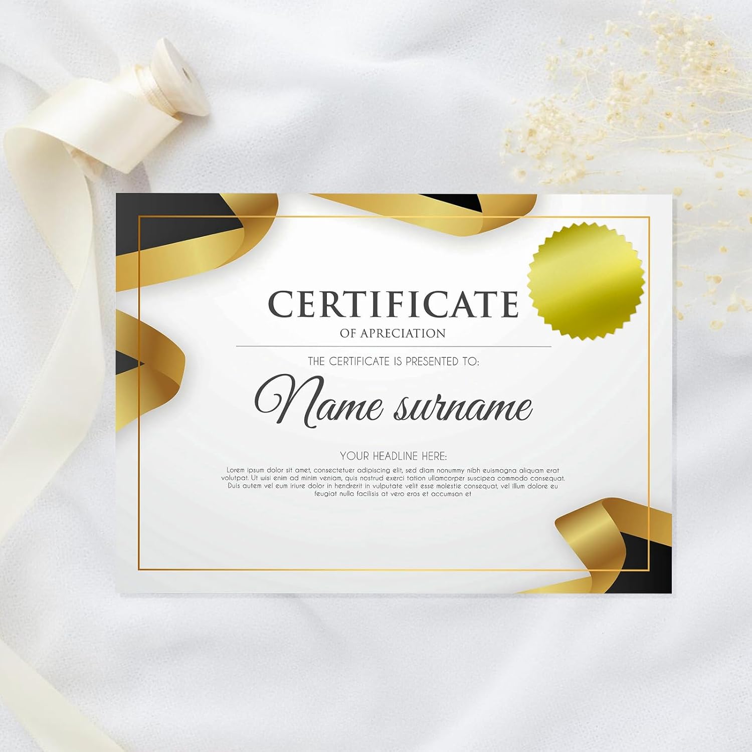 Embossing Stickers 300Pcs 2'' Gold Foil Seals Stickers for Certificates Self Adhesive Envelope Seal Label Sticker with Serrated Edge Blank Embosser Stamp Sticker for Book Invitation Notary Seal - Image 5