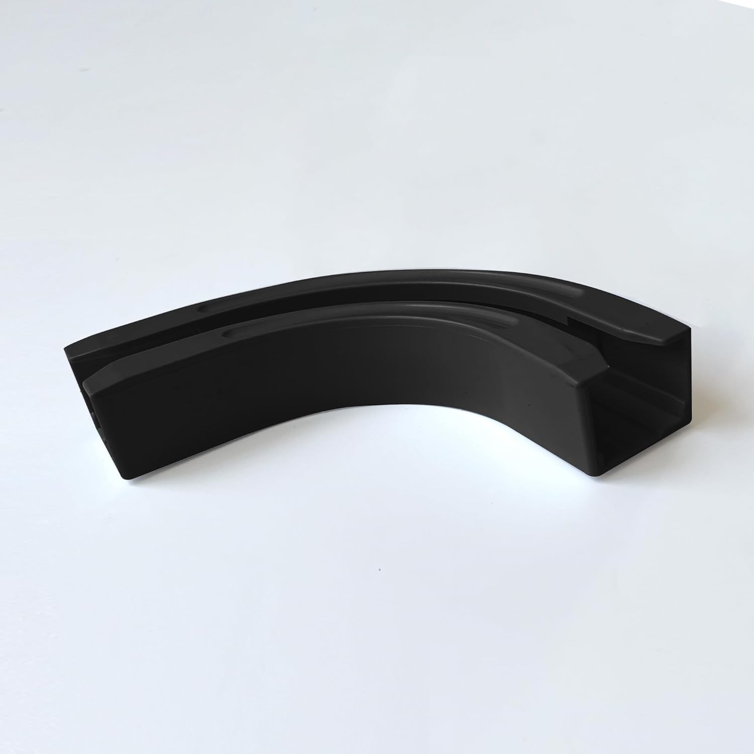 90° Curved Connectors for Track Curtains Ceiling Mount/Wall Mount, Ceiling Track for Curtains, Room Divider Curtains Tracks（Black 2PCS）. - Image 5