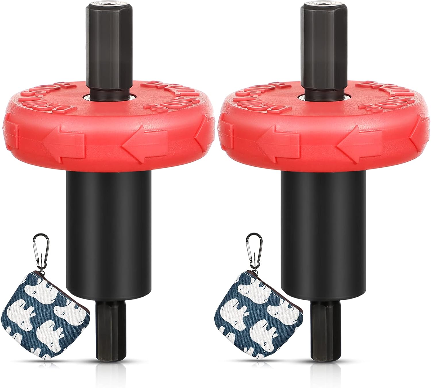 2 Pieces Electric Start Drill Bit Adapter, Engine Speed Starter Drill Bit Adapter with 2 Storage Bag for Trimmer, Garden Cultivator, Leaf Blower, Handheld Equipment - Image 1