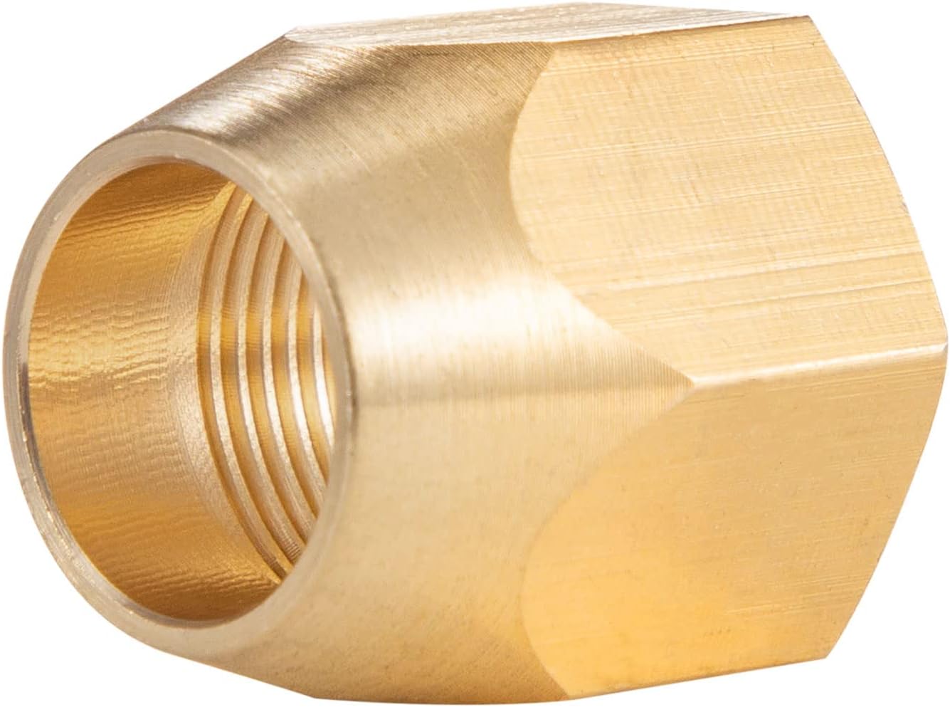 4PCS Soild Brass Air Reusable Hose Splicer For 1/4-Inch ID Hose,1/4