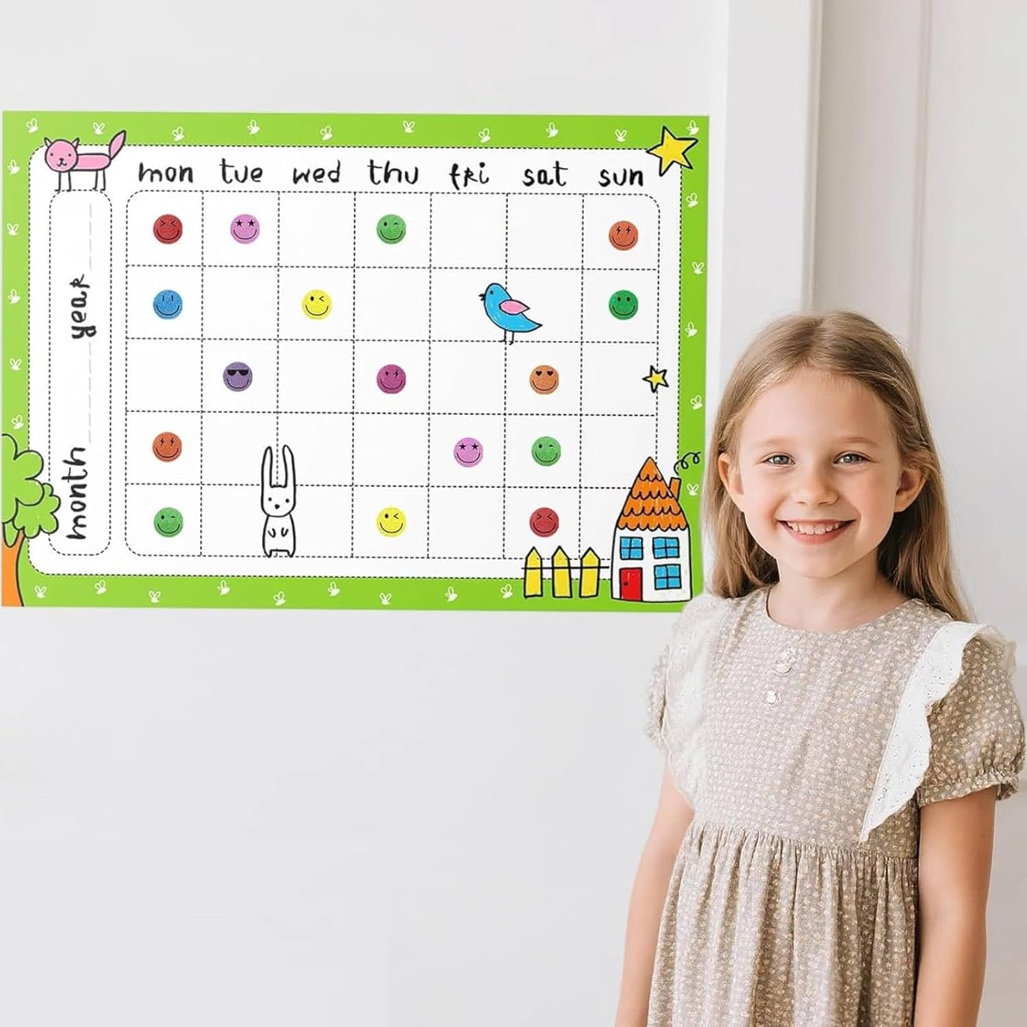 6000Pcs Smiley Face Stickers - 3/8'' Holographic Happy Face Stickers Cute Reward Sticker for Kids Classroom Self Adhesive Positive Incentive Sticker for Teacher Calendar One Happy Dude Birthday - Image 5