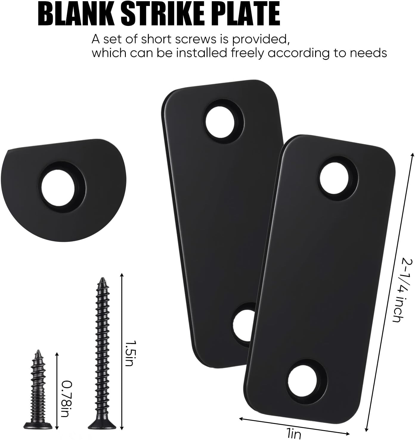 2 Set Door Hole Cover Plate 1