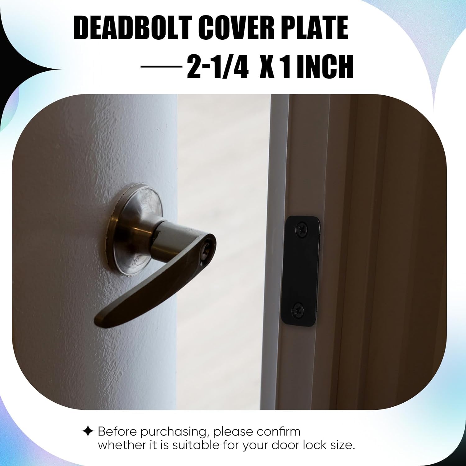 2 Set Door Hole Cover Plate 1