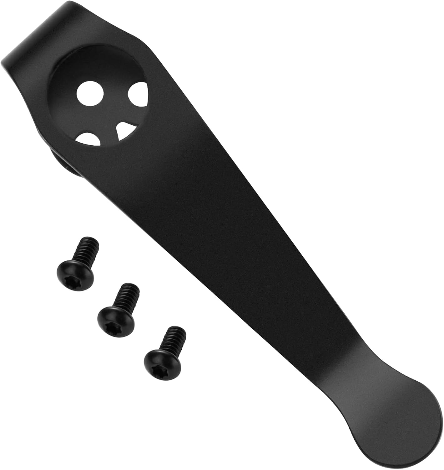 Titanium Deep Carry Pocket Clip for Spyderco Para 3, Paramilitary 2 and More Models Knives, Premium Custom-made Pocket Clip with 3 Pieces Screws, Black - Image 8