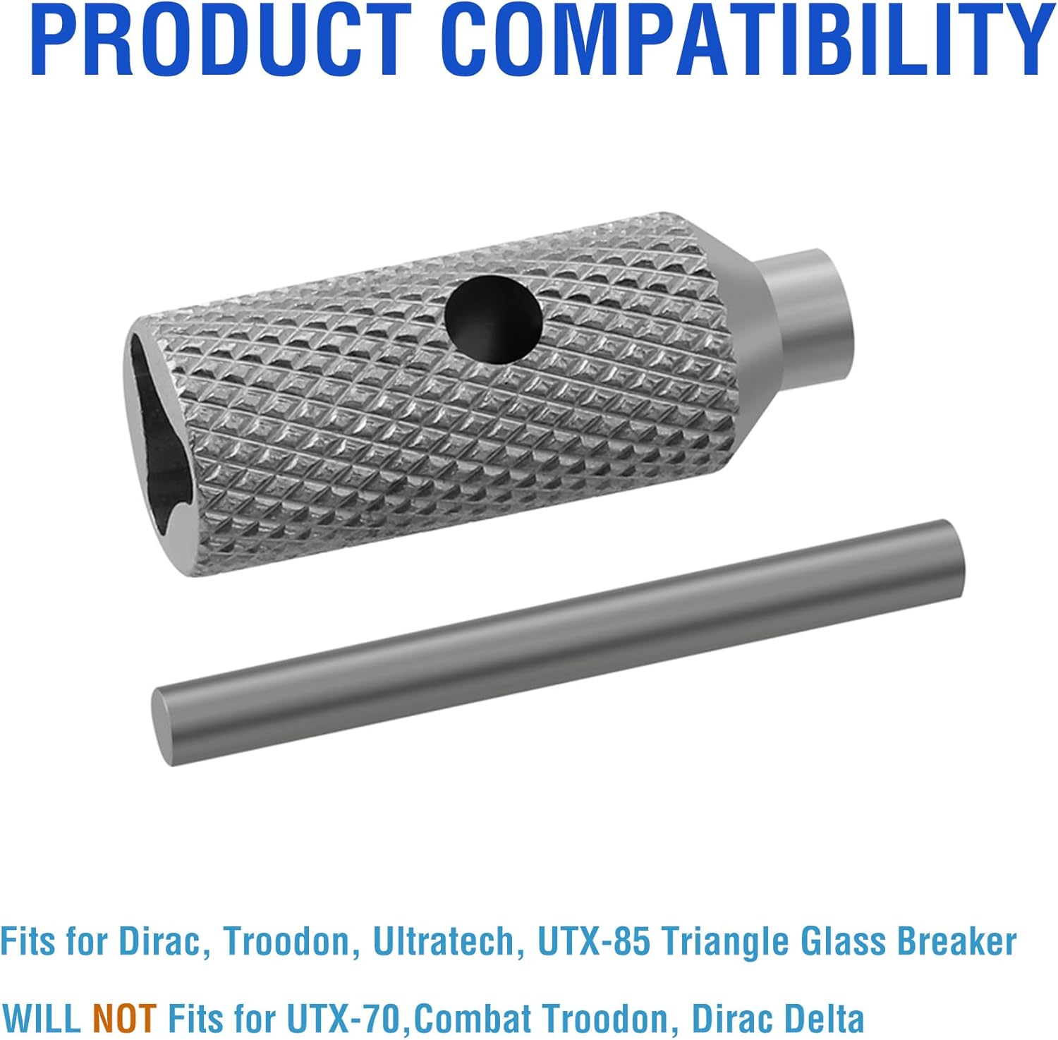 Triangle Screwdriver Removal Tool Set Compatible with Microtech Ultratech, UTX-85, Troodon Knives - Stainless Steel Manual Screwdriver Cutter for Disassembly and Repair - Image 3