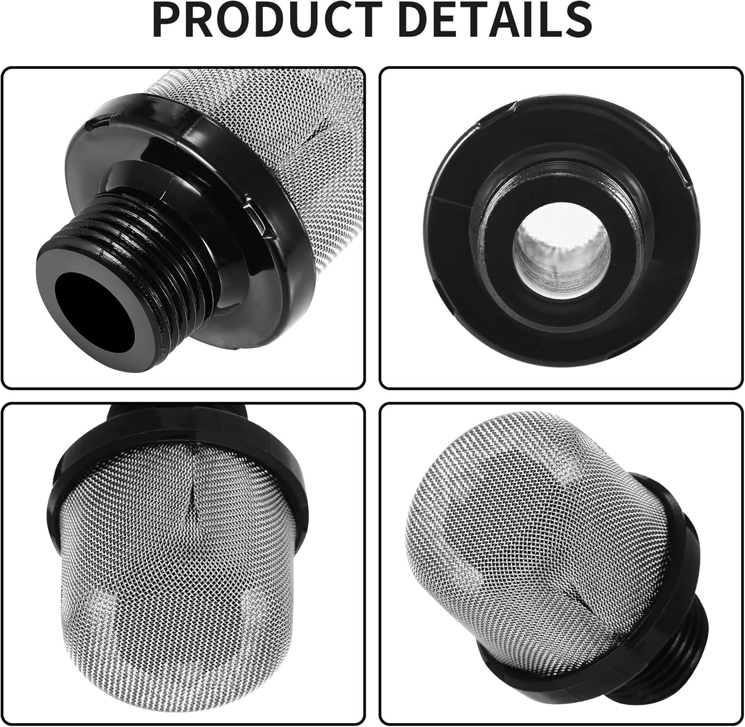 4 Packs 288716 Airless Paint Sprayer Inlet Suction Strainer, 3/4 Inch Thread, Compatible with Magnum X5 LTS15 X7 LTS17 ProX7 ProX17 ProX9 ProX19, Replaces 243-082, 243082, 195697 - Image 5