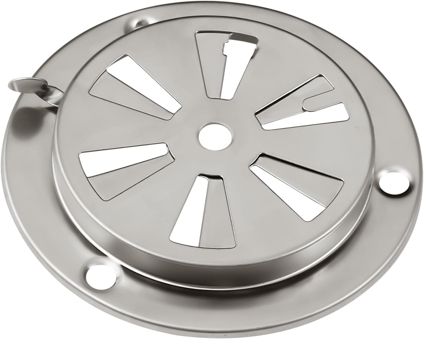 Stainless Steel BBQ Smoker Air Vent - Adjustable Grill Damper for Controlling Airflow - Replacement Parts for Grill and Smoker Vents - 1 Pack - Image 1