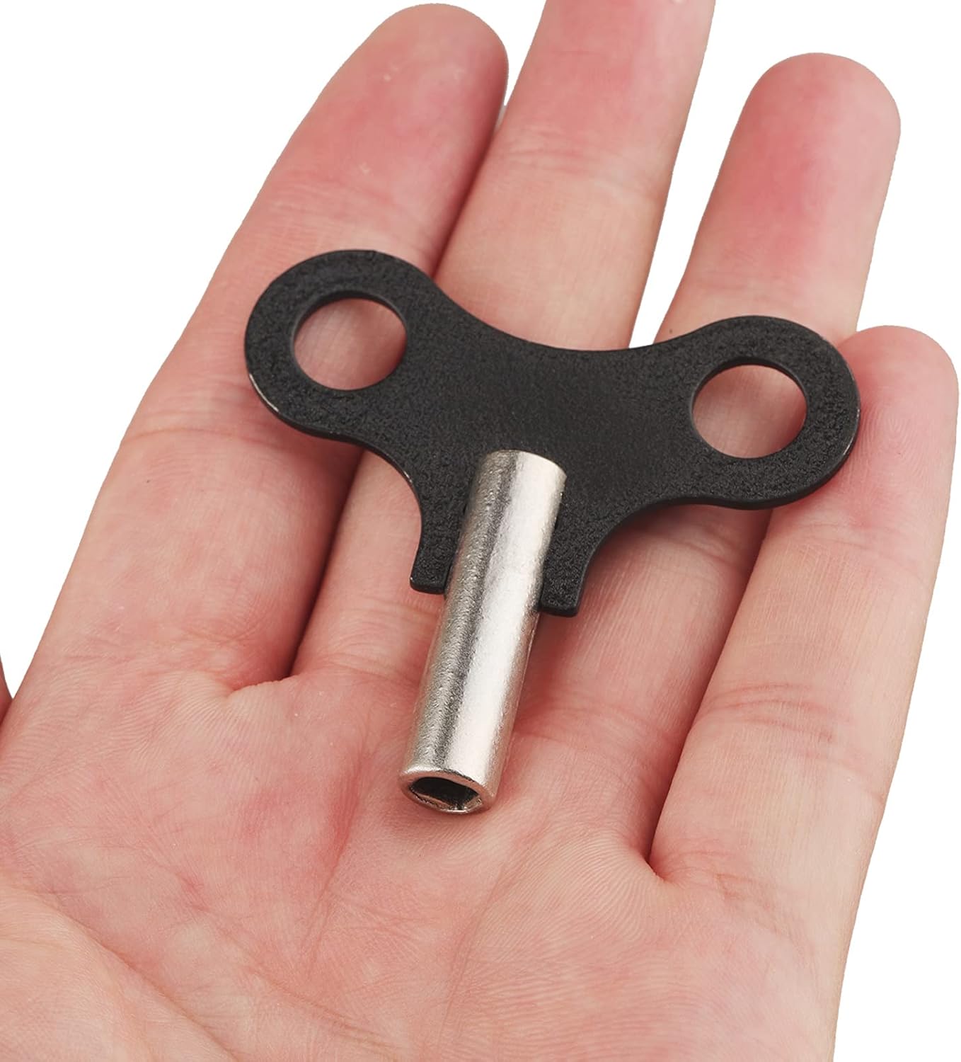 2 Pack Clock Winding Key #9 4.5mm, Antique Clock Winding Key Set for Wall Clocks, Alarm Clocks and Wind Chain Repair (4.5mm & 0.177 Inch Hole) - Image 2
