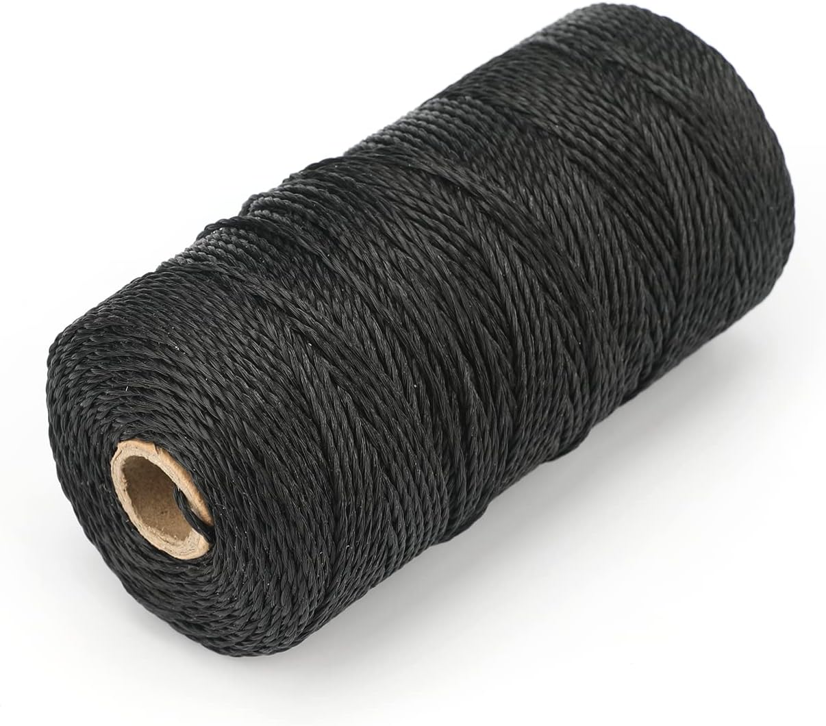 426 Feet Black Nylon Twine #36 Mason Nylon String Line, Gardening Nylon String, Durable Twisted Construction String Building Line for Climbing Plants, Gardening, Crafting - Image 1