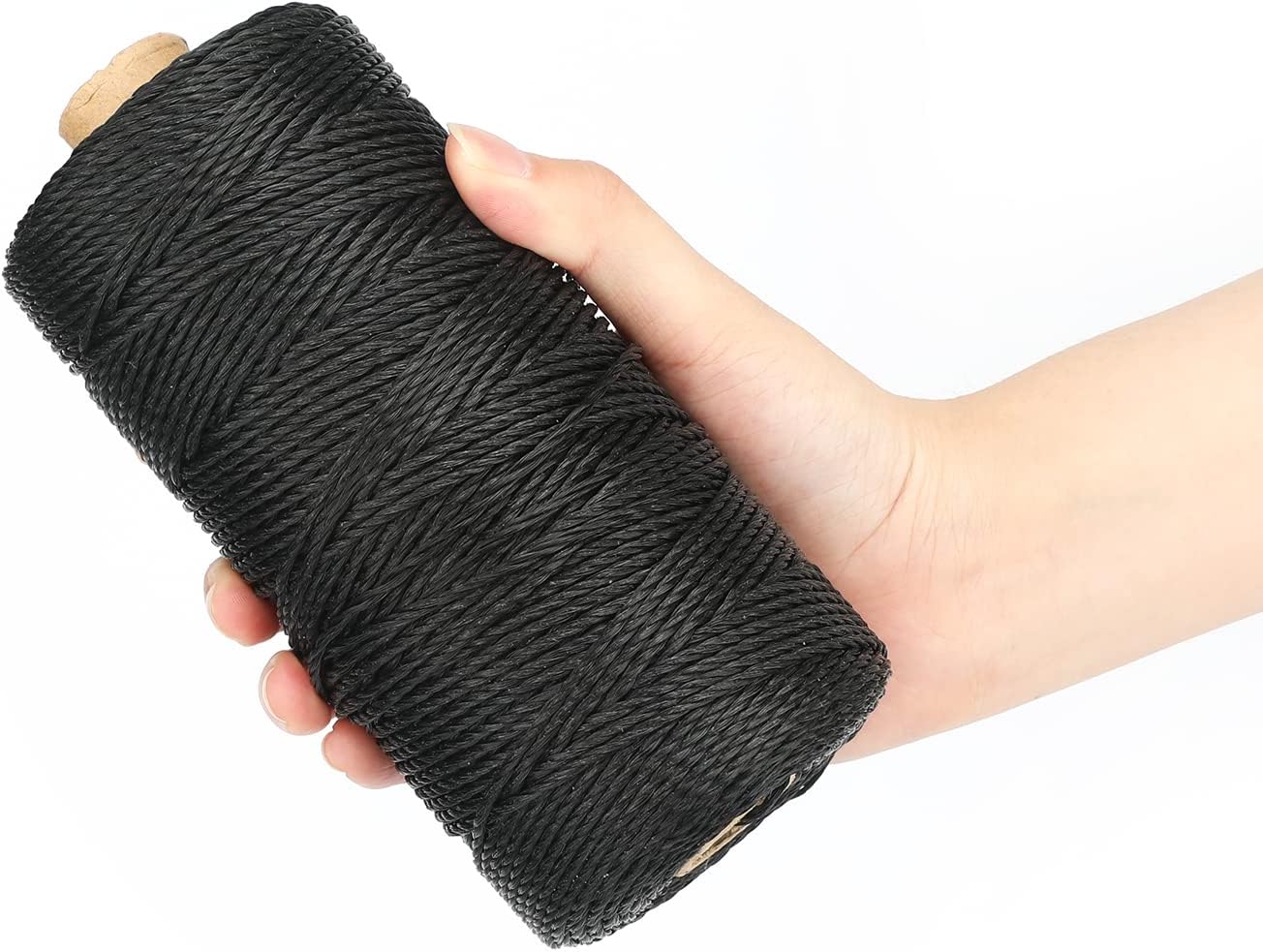 426 Feet Black Nylon Twine #36 Mason Nylon String Line, Gardening Nylon String, Durable Twisted Construction String Building Line for Climbing Plants, Gardening, Crafting - Image 4
