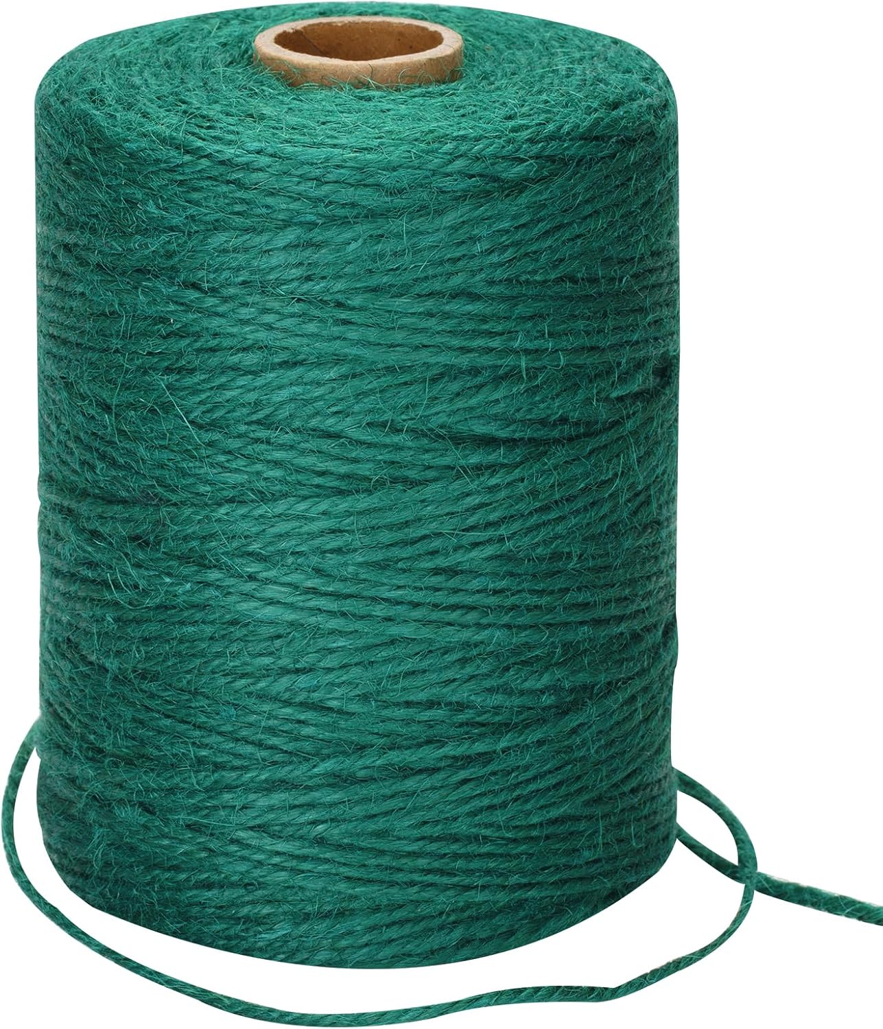 656Feet Green Twine String - 2MM Thick Natural Jute Twine String Heavy Duty Garden Twines Strings Hemp Rope for Climbing Plants Gardening Tomatoes Crafts Gift Wrapping Christmas Decorations - Image 1