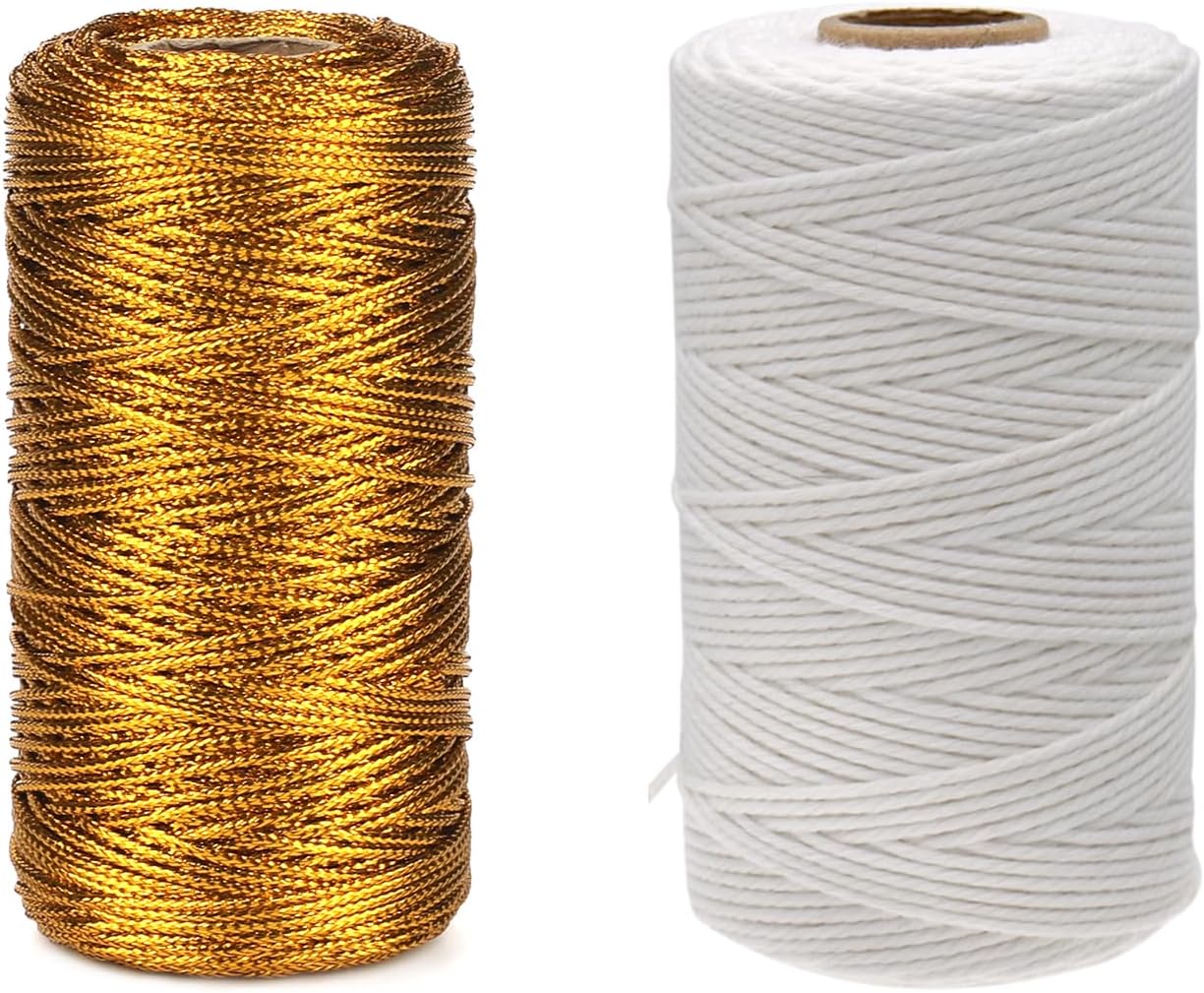 White Twine String and Gold Twine String - Image 1