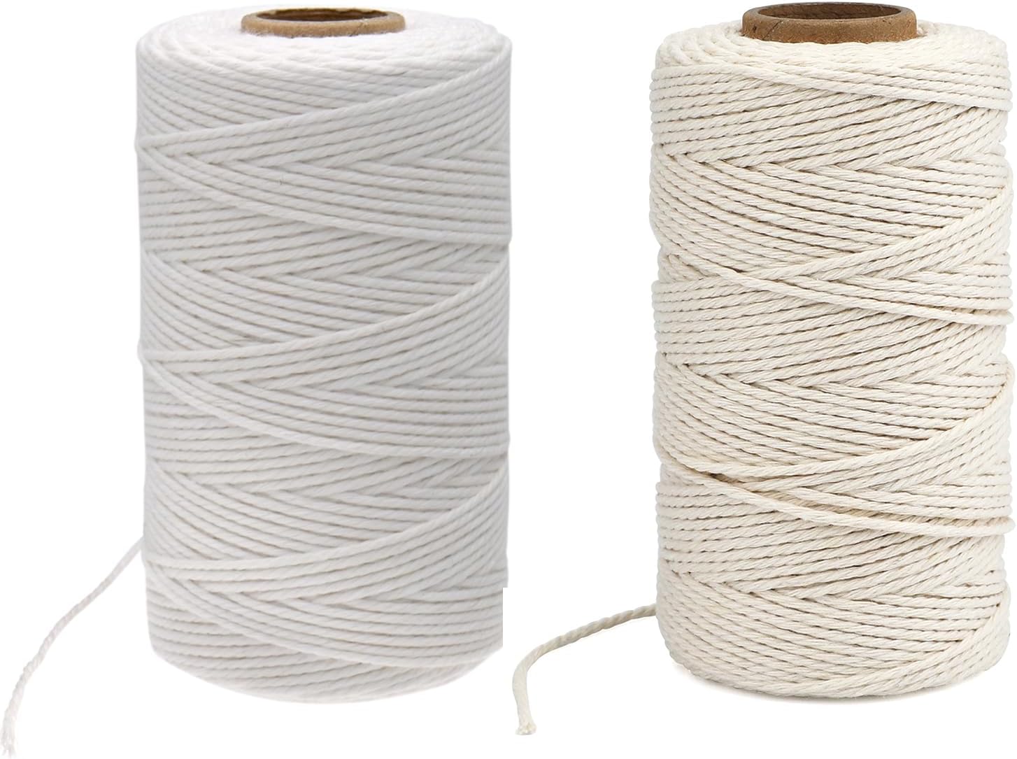 White Twine String and Beige Twine String - Image 1