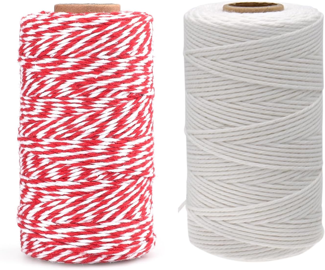 White Twine String and Red White Twine String - Image 1