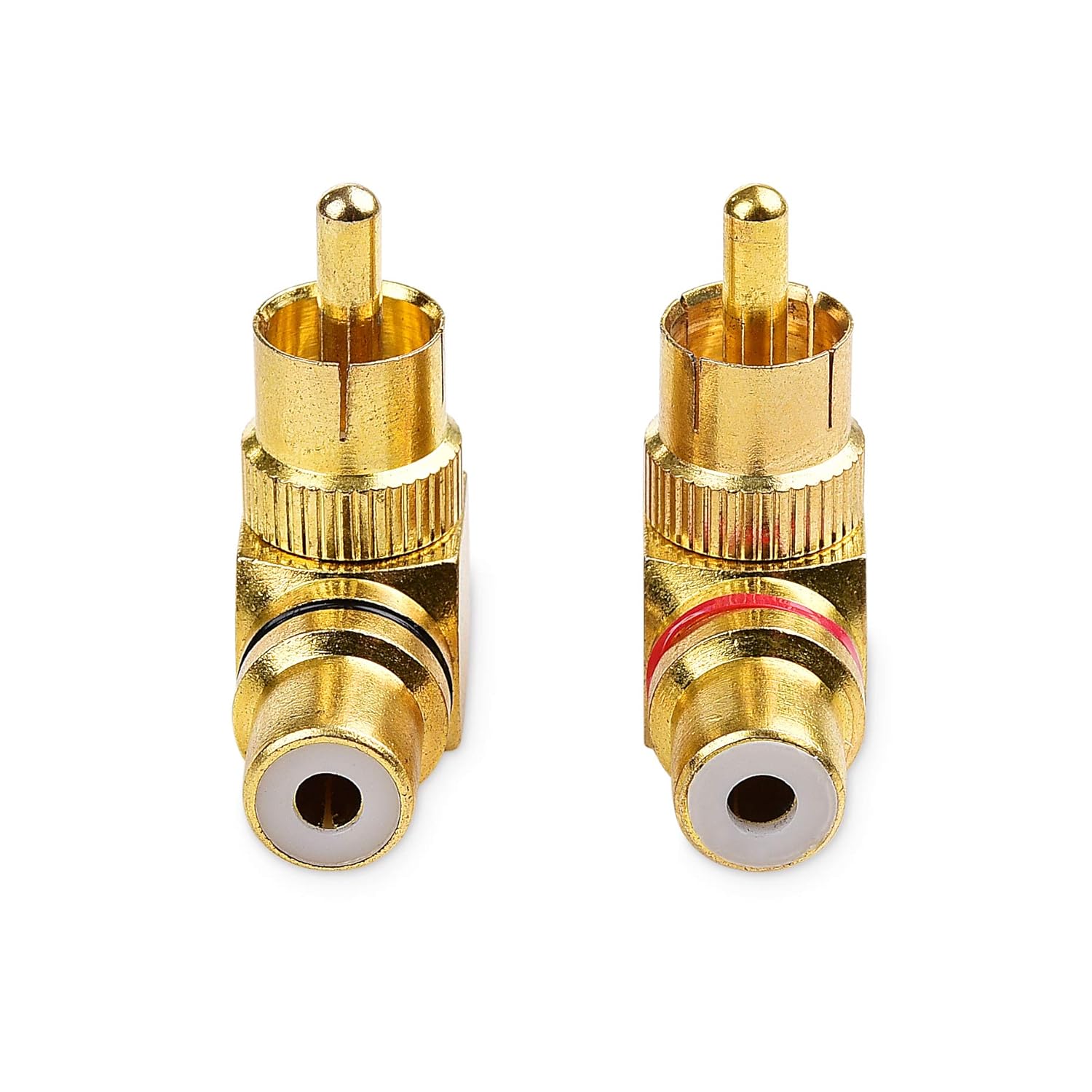 2-Pack Right Angle RCA Adapter, 90 Degree RCA Adapter - Image 5
