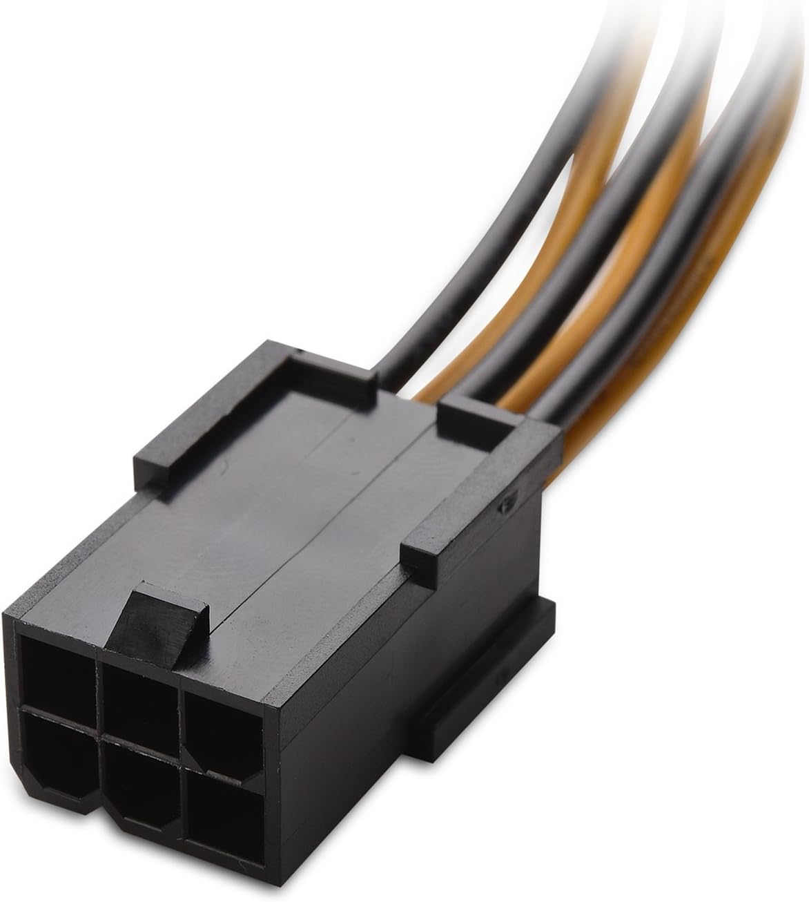 2-Pack 6 Pin to 8 Pin PCIe Adapter Power Cable - 4 Inches - Image 3
