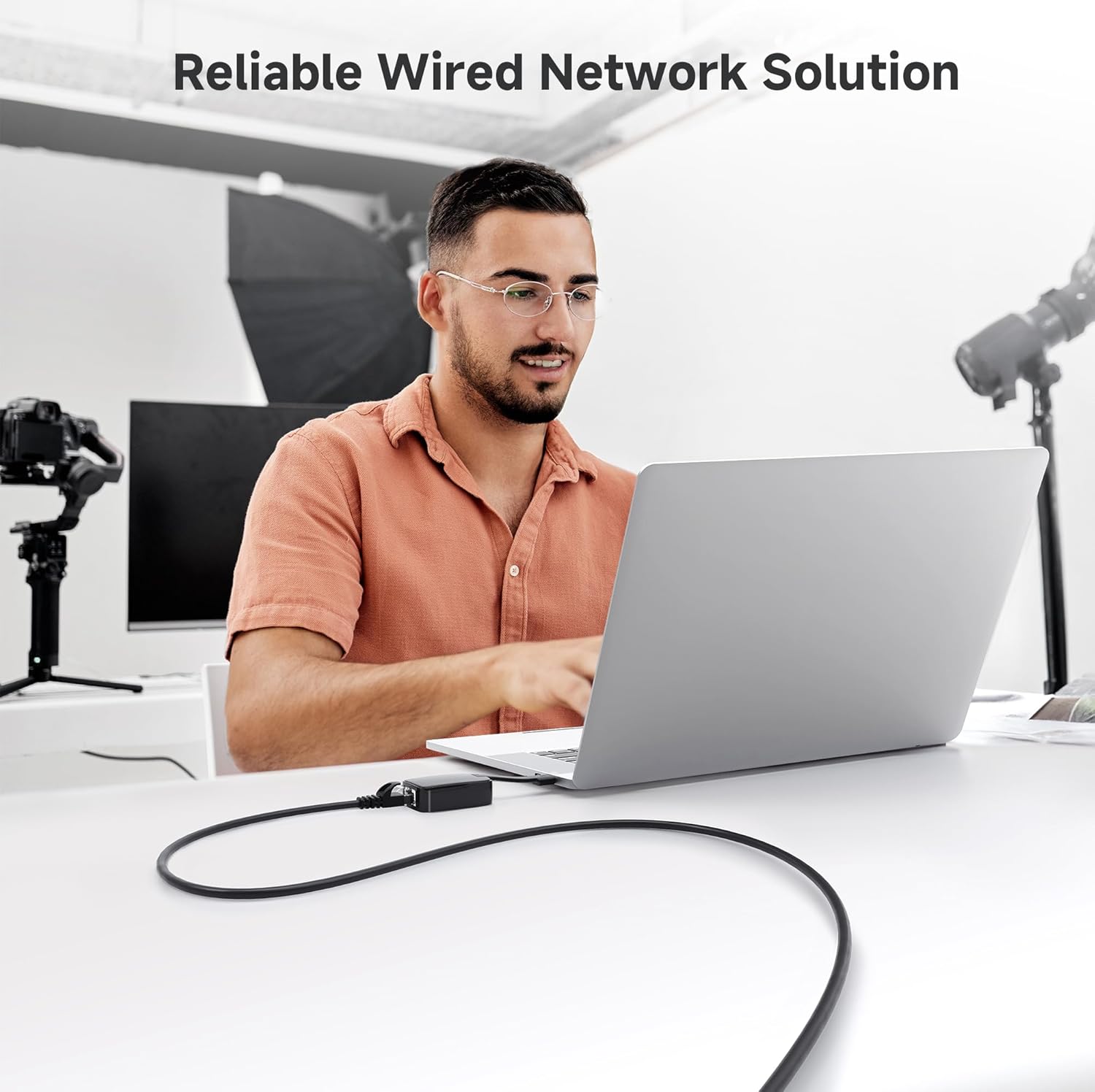 10Gbps Snagless Cat 6 Ethernet Cable - 25ft, Slim Profile Cat 6 Cable, Cat6 Cord, Thin Ethernet Cord, Black - Image 6