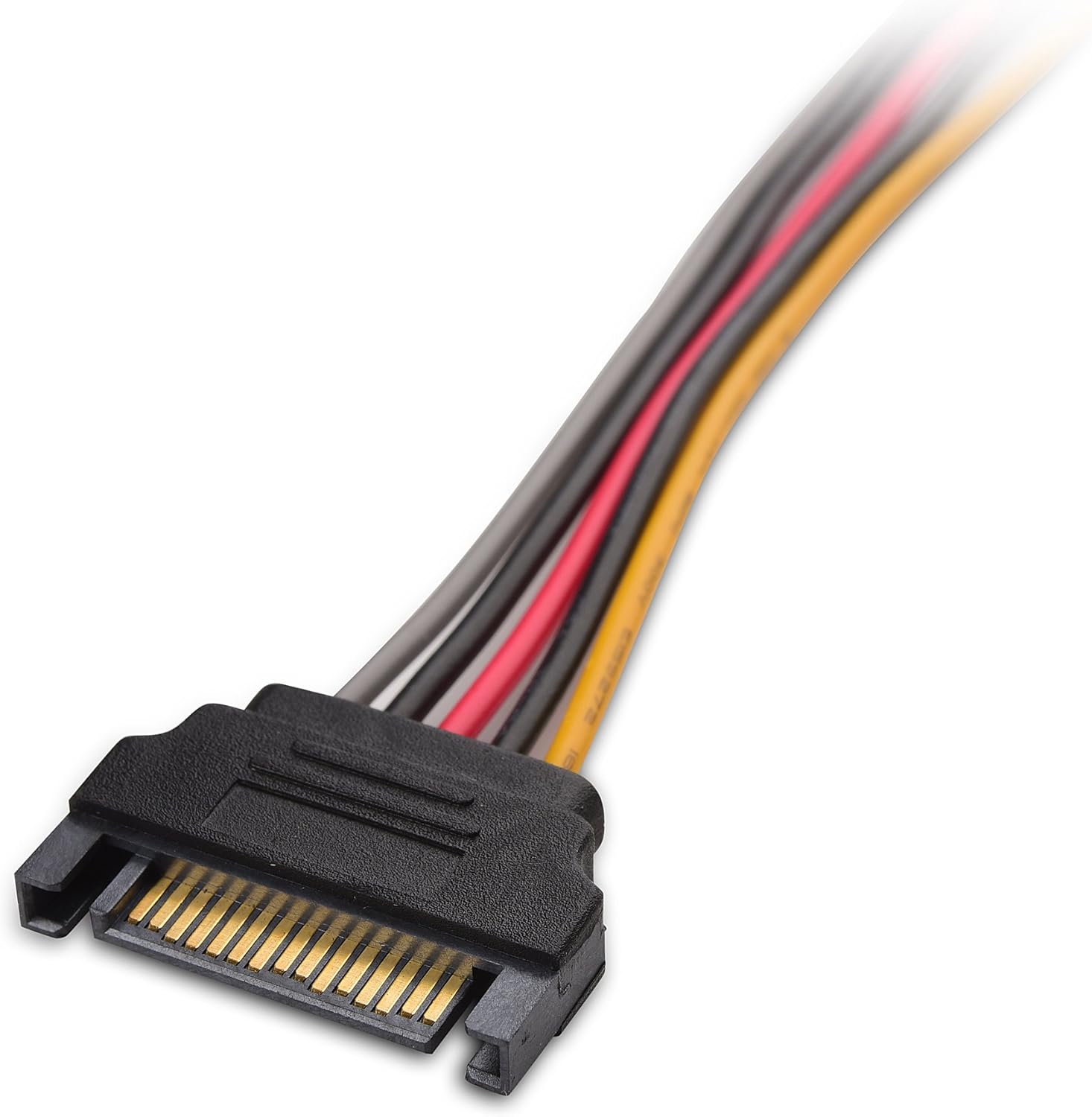 3-Pack 15 Pin SATA Power Extension Cable - 8 Inches, SATA Power Cable for Hard Drive and SSD - Image 3