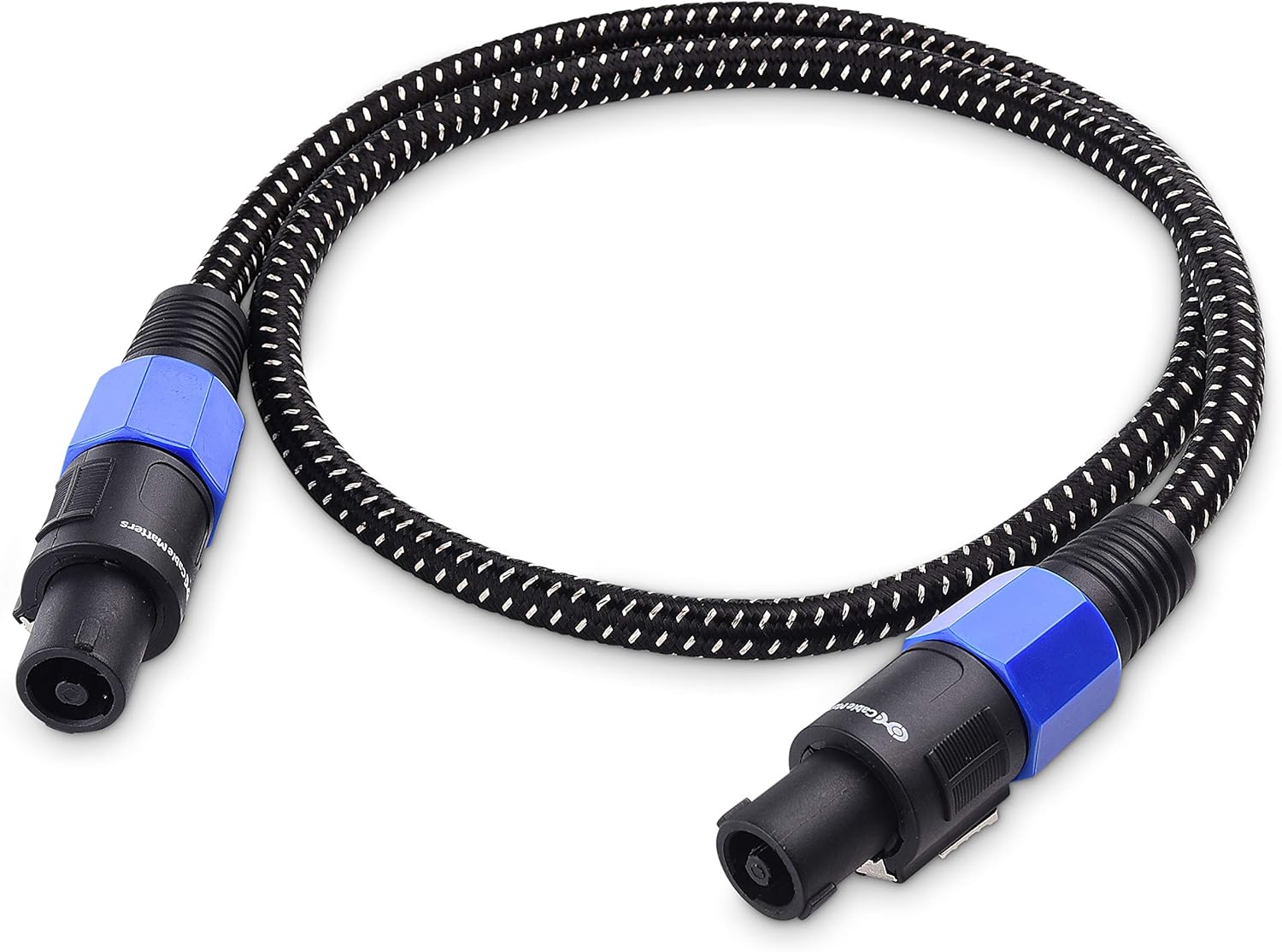 Premium Braided 12AWG Speaker Cable 3 ft Compatible with Speakon NL4FC Port - Image 2