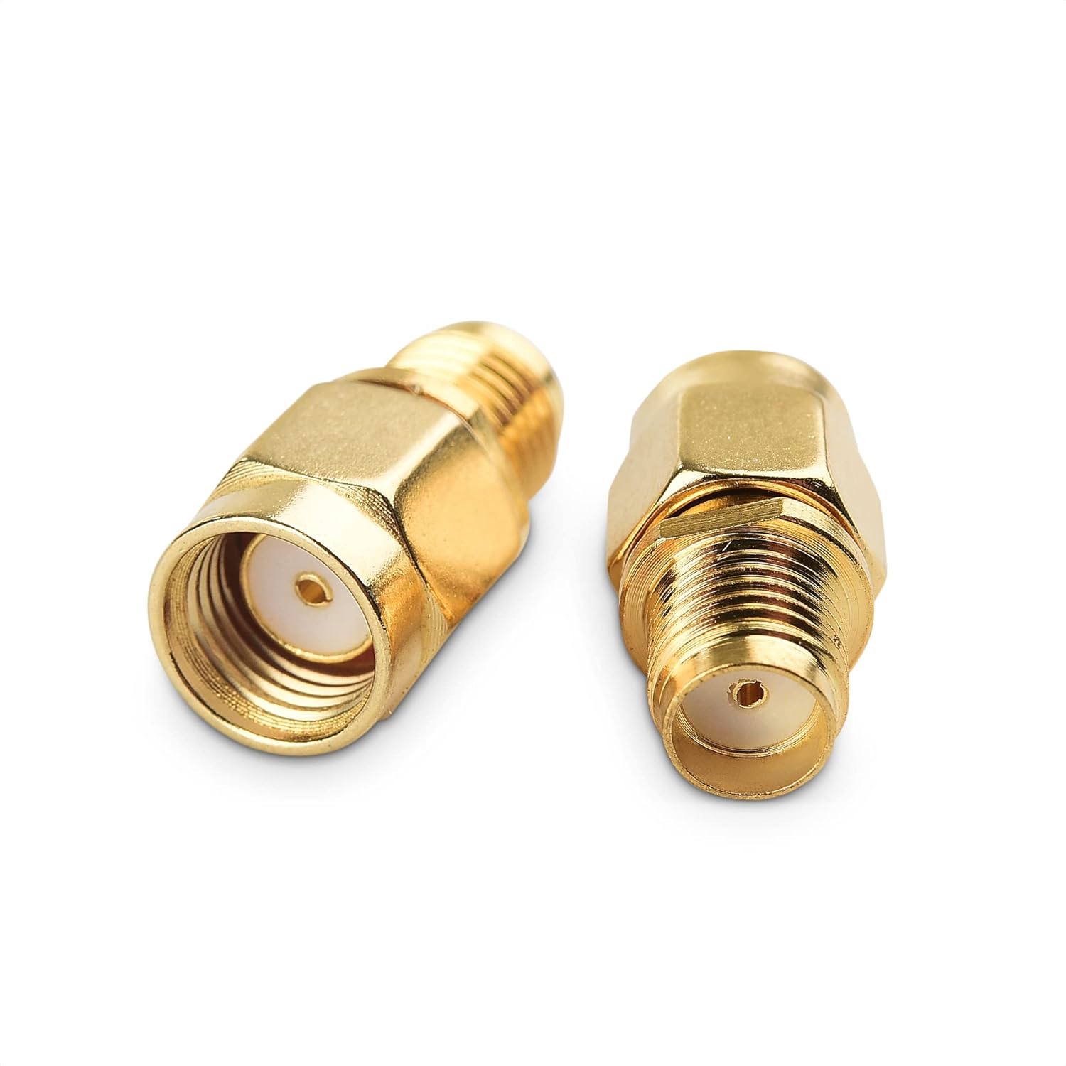 2-Pack SMA Female to RPSMA Male Adapter (SMA Male to Female Reverse Polarity Gender Changer Adapter) - Image 5
