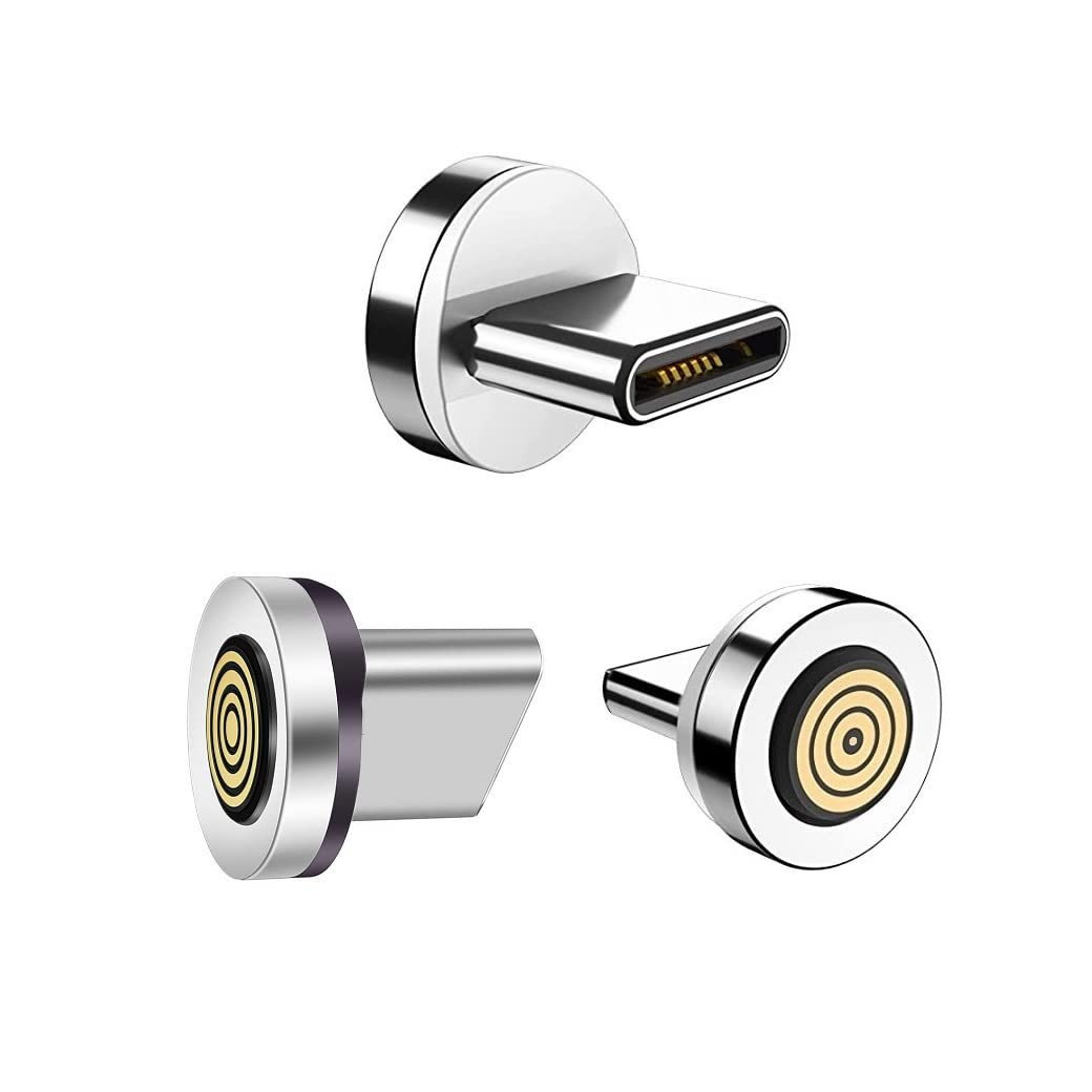 Magnetic Charging Tips 7pin Series (USB-C Tips) 6pcs,Magnetic Type-C Tips,Just 3.0A&7Pin Data Charger Tips Without USB Cable - Image 2
