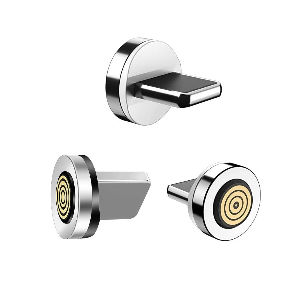 Magnetic Charging Tips 7pin Series lPhone Tips 6pack,Just 3.0A&7Pin Fast Magnetic Connector Tips Adapter Head Compatibility for iProduct Without Data USB Cables - Image 2