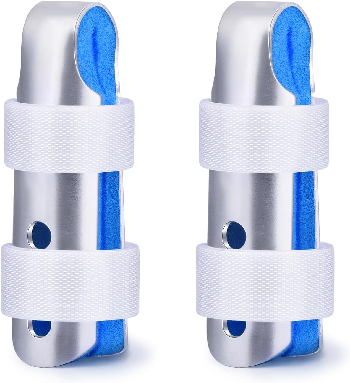 Finger Splint, 2pcs Finger Support Brace for Arthritis Knuckle Immobilizationm, Middle Size - Image 1