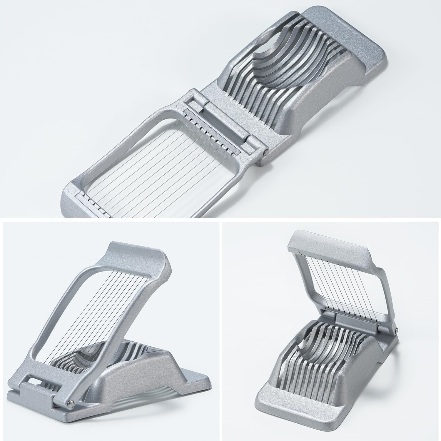 Heavy Duty Stainless Steel Wire Egg Slicer for Hard Boiled Eggs & Strawberry Other Soft Food - Image 8