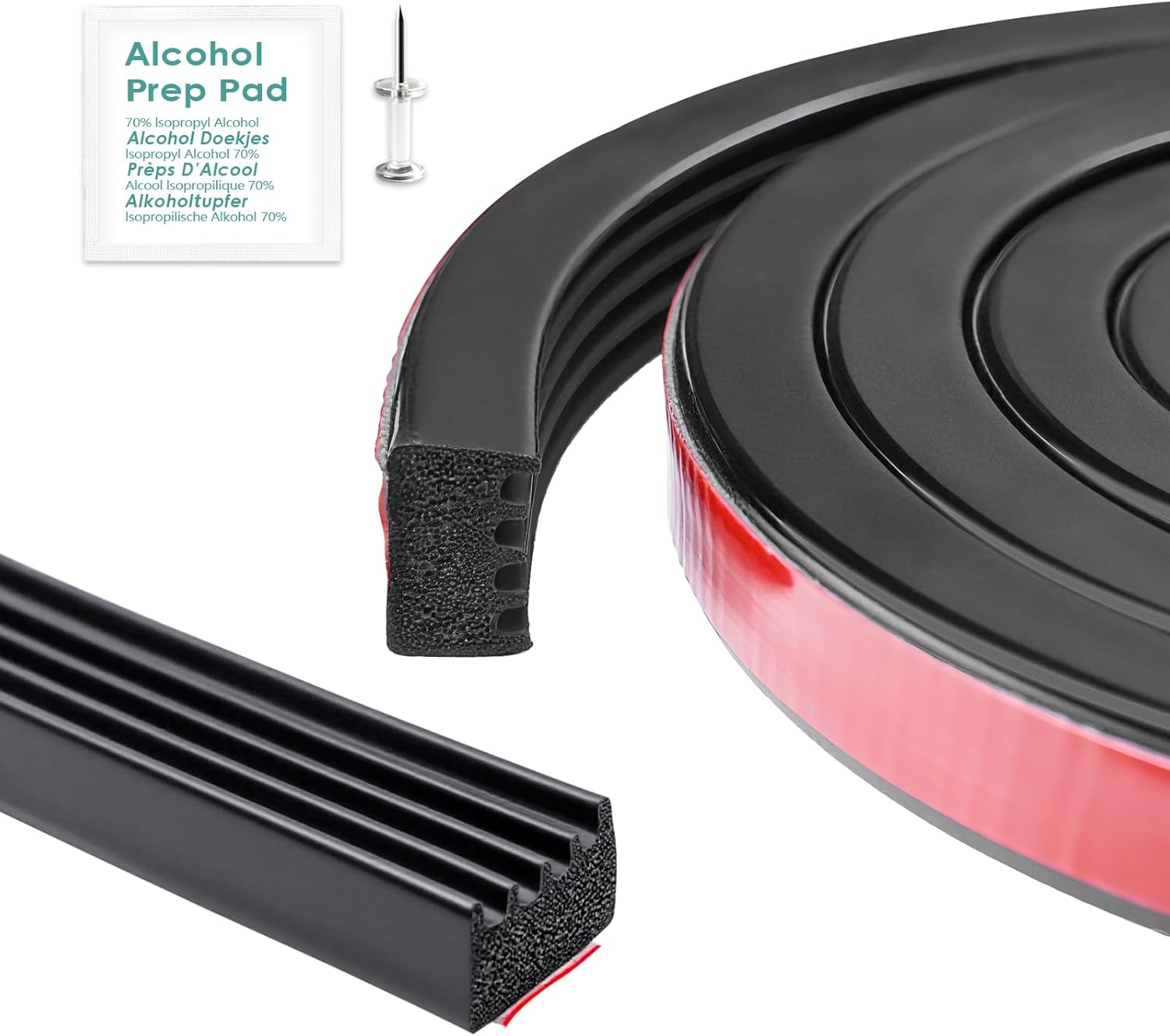 326A0004 Ribbed Bulkhead Seal Strip 3/5