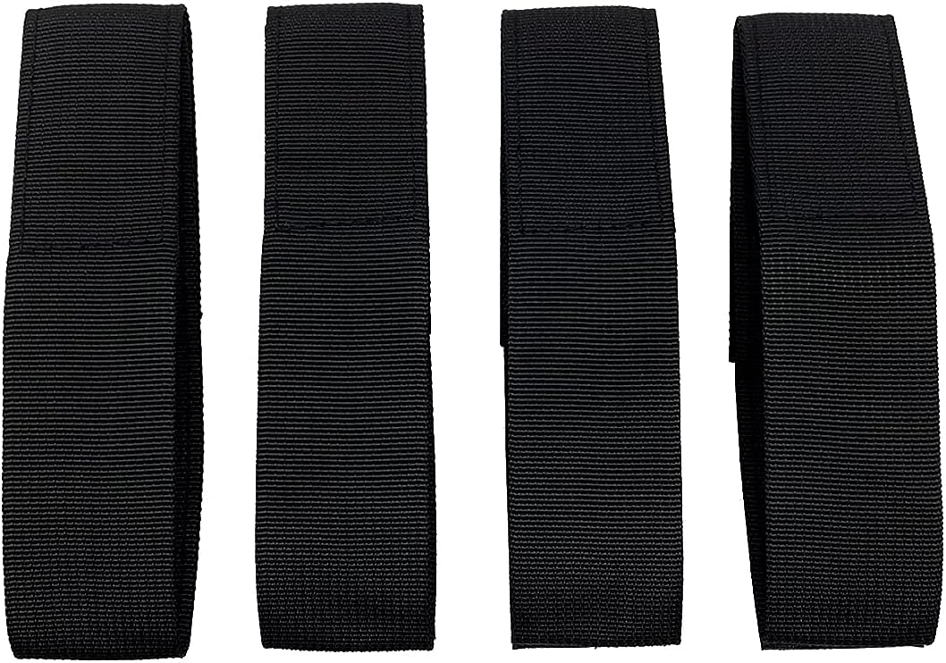 Soft Top Straps,Back Window Straps for Jeep Wrangler JK,Soft Top Tie Down Straps for Jeep,Heavy Duty Rear Window Straps,Black,(Pack of 4) - Image 6