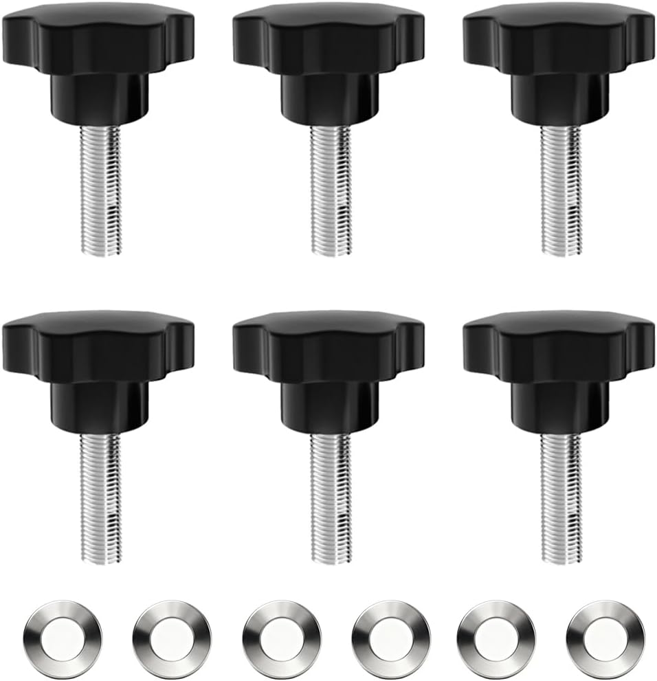 Hardtop Screw Bolt for Jeep Wrangler Hard Top Bolts Hardtop Quick Removal Fastener M8 Screws Replacement for Jeep Wrangler JK JL,Pack of 6 - Image 1