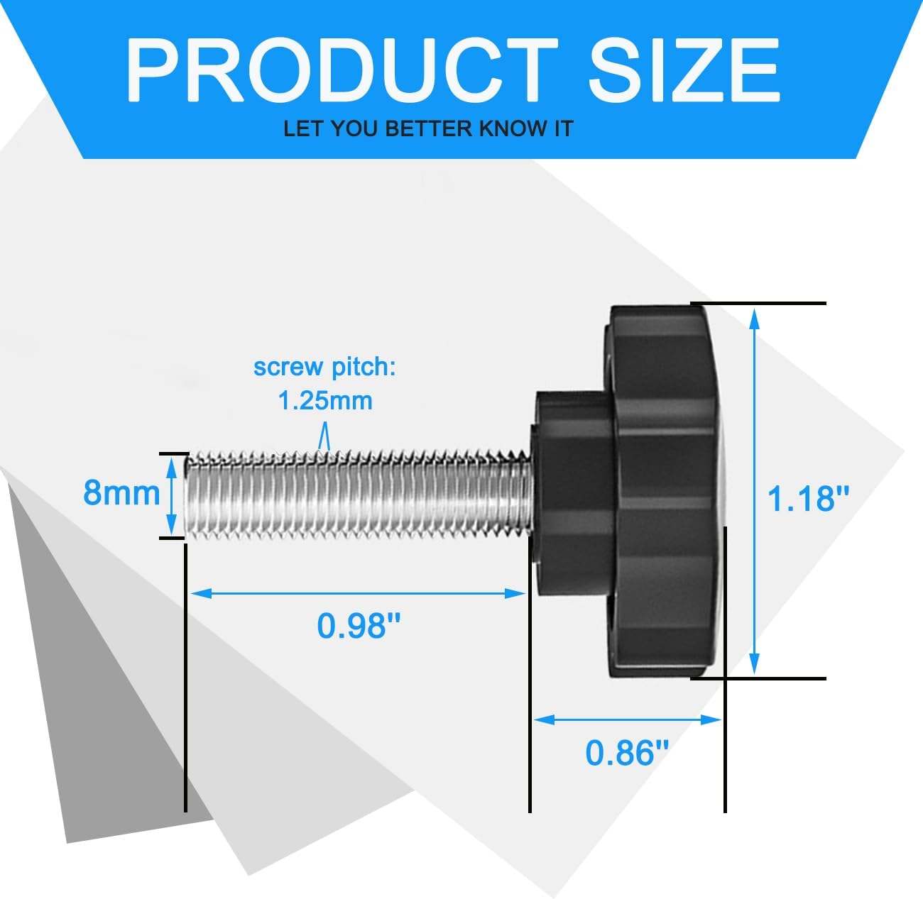 Hardtop Screw Bolt for Jeep Wrangler Hard Top Bolts Hardtop Quick Removal Fastener M8 Screws Replacement for Jeep Wrangler JK JL,Pack of 6 - Image 6