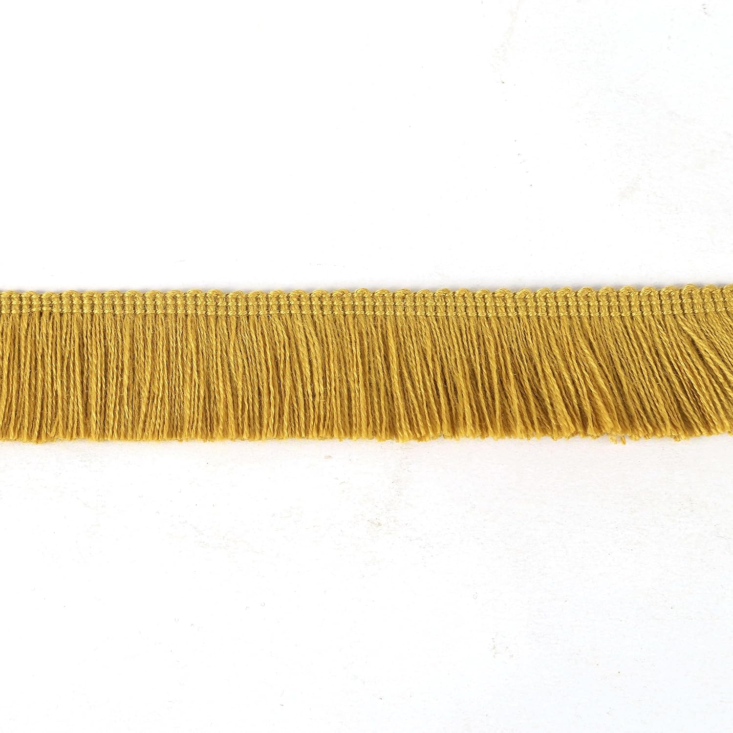 Sewing Fringe Trim 13.7 Yards x 1 Inch Tassel Trim Sewing Accessory Lace for Clothes Home Decoration DIY (Gold) - Image 2