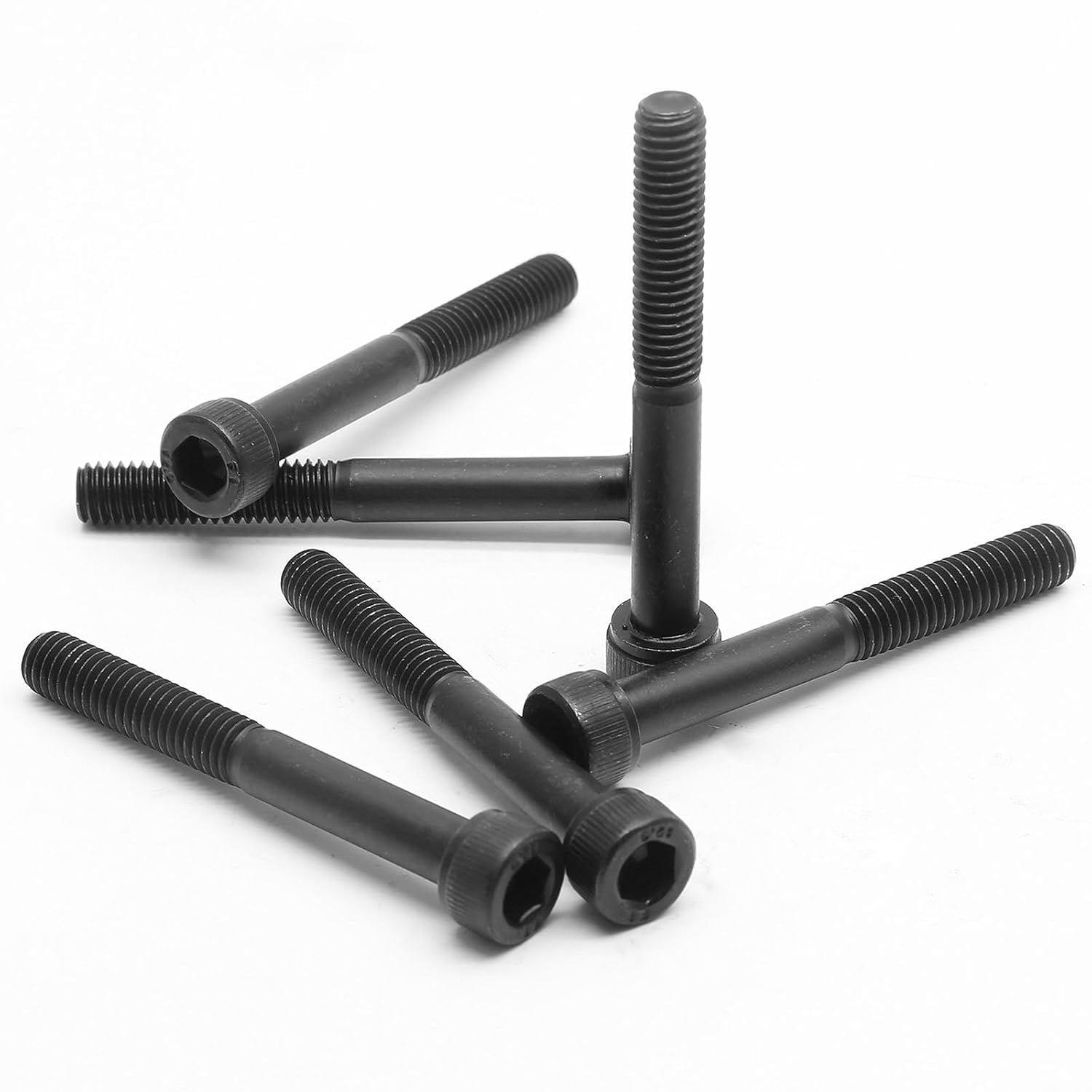 25pcs M6-1.0 x 50mm Socket Head Cap Screws Bolts, Grade 12.9 Alloy Steel Machine Thread Bolt, Black Oxide Screw - Image 5