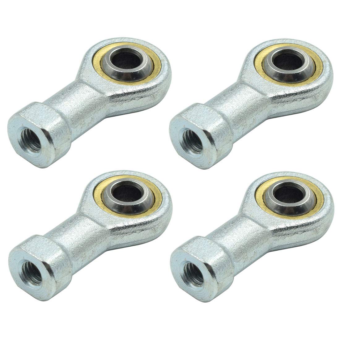 6mm Inside Dia Rod End Bearing Self Lubricating, M6 x 1.0 Female Thread Connector Joint, SI6T/K Rod End Ball Bearing, Pack of 4 - Image 1