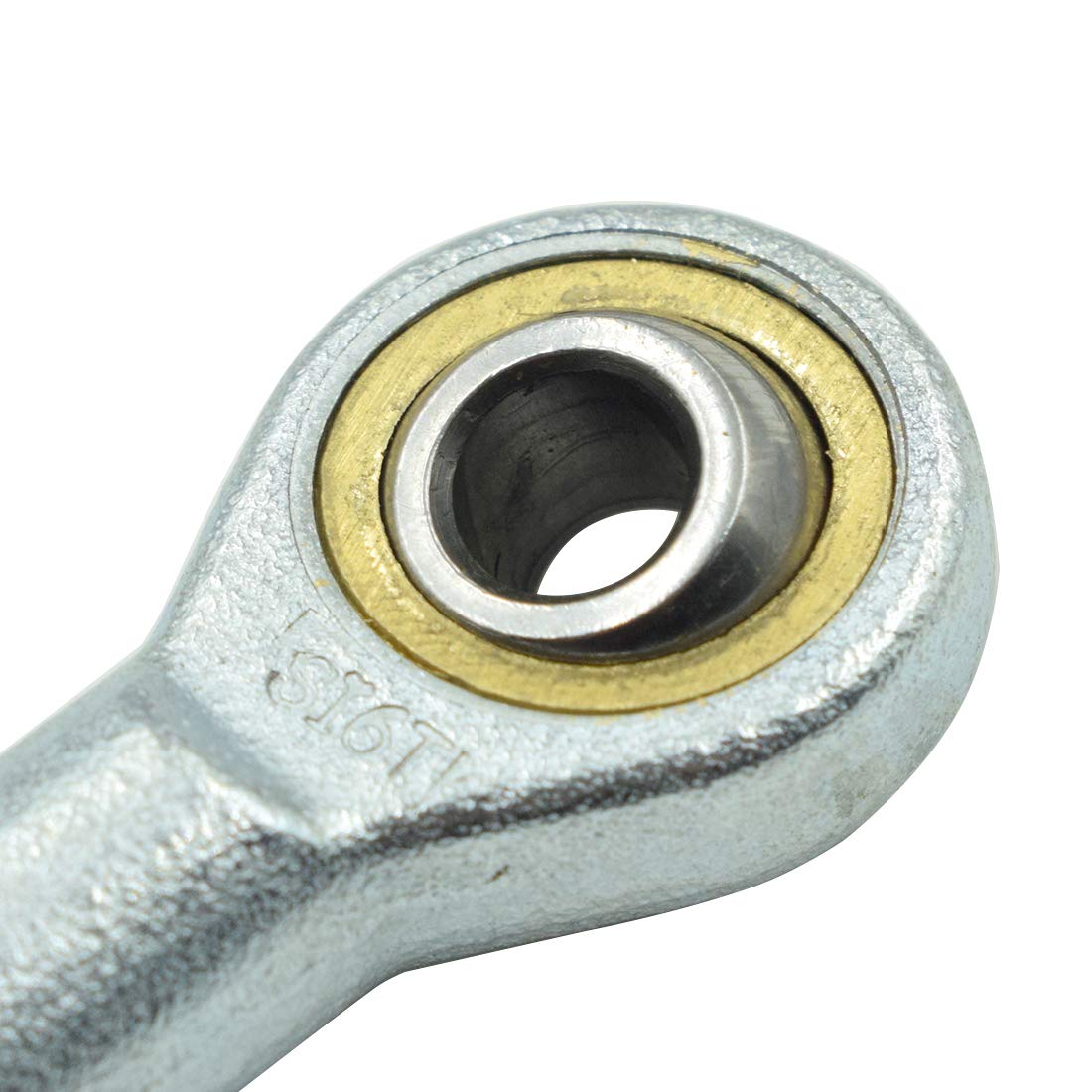 6mm Inside Dia Rod End Bearing Self Lubricating, M6 x 1.0 Female Thread Connector Joint, SI6T/K Rod End Ball Bearing, Pack of 4 - Image 2