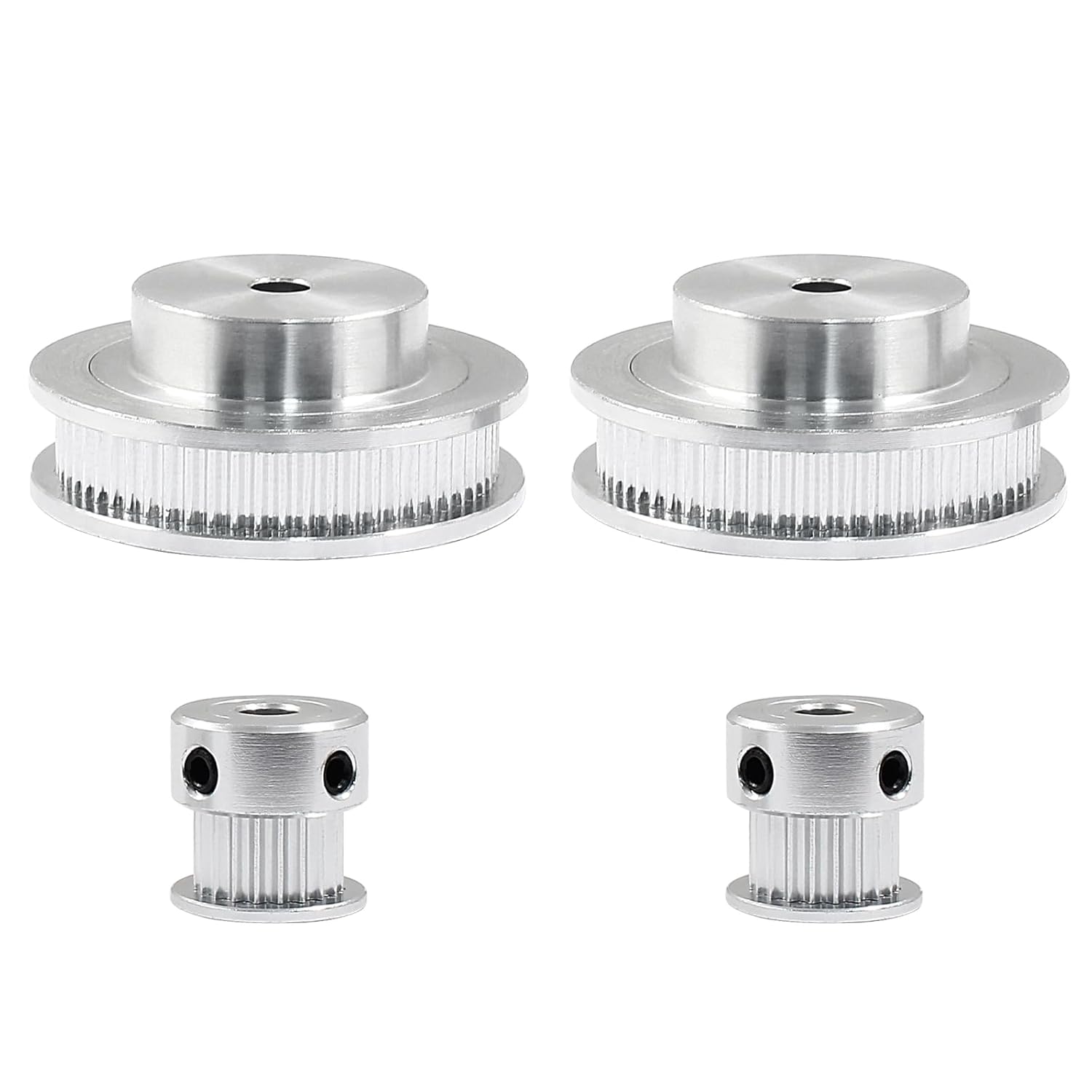 2Pcs Set GT2 Synchronous Wheel 20&60 Teeth 5mm Bore Aluminum Timing Pulley with 2Pcs Length 200mm Width 6mm Belt - Image 4