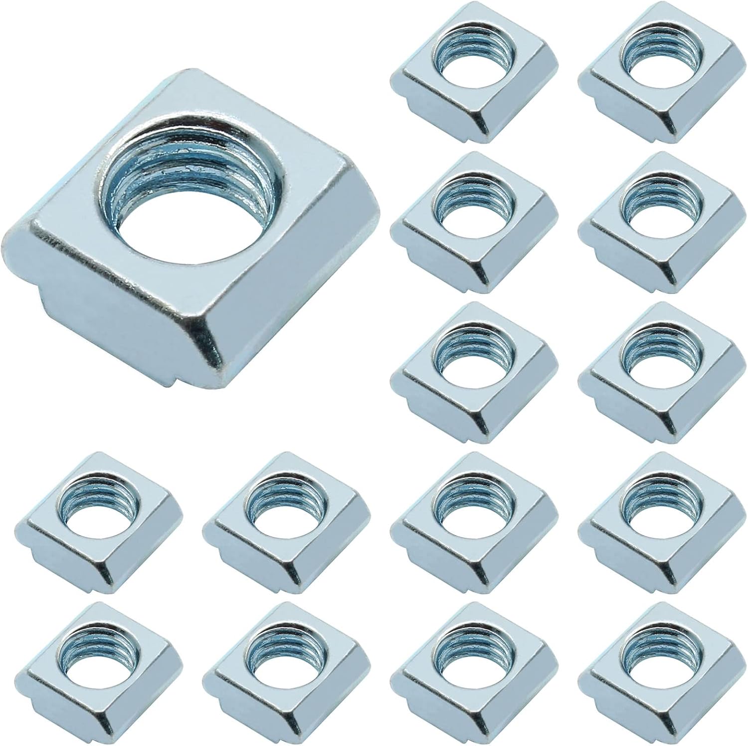 30pcs 2020 Series M6 T Nuts, Tee Sliding Slot Nuts Hammer Head Fastener Nut - Image 1